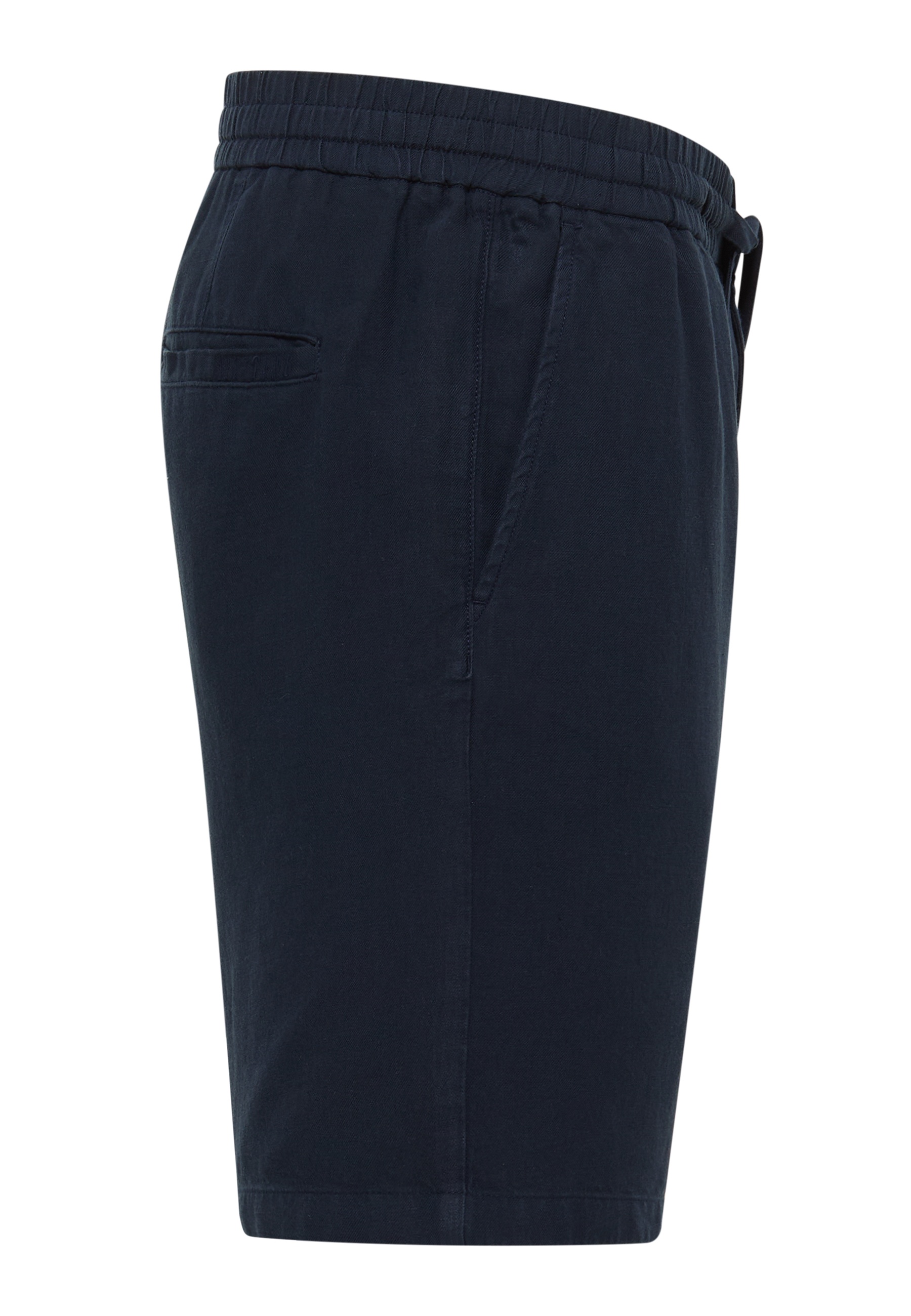 Hose, Shorts, Navy, Kleine Tasche, Gummibund
