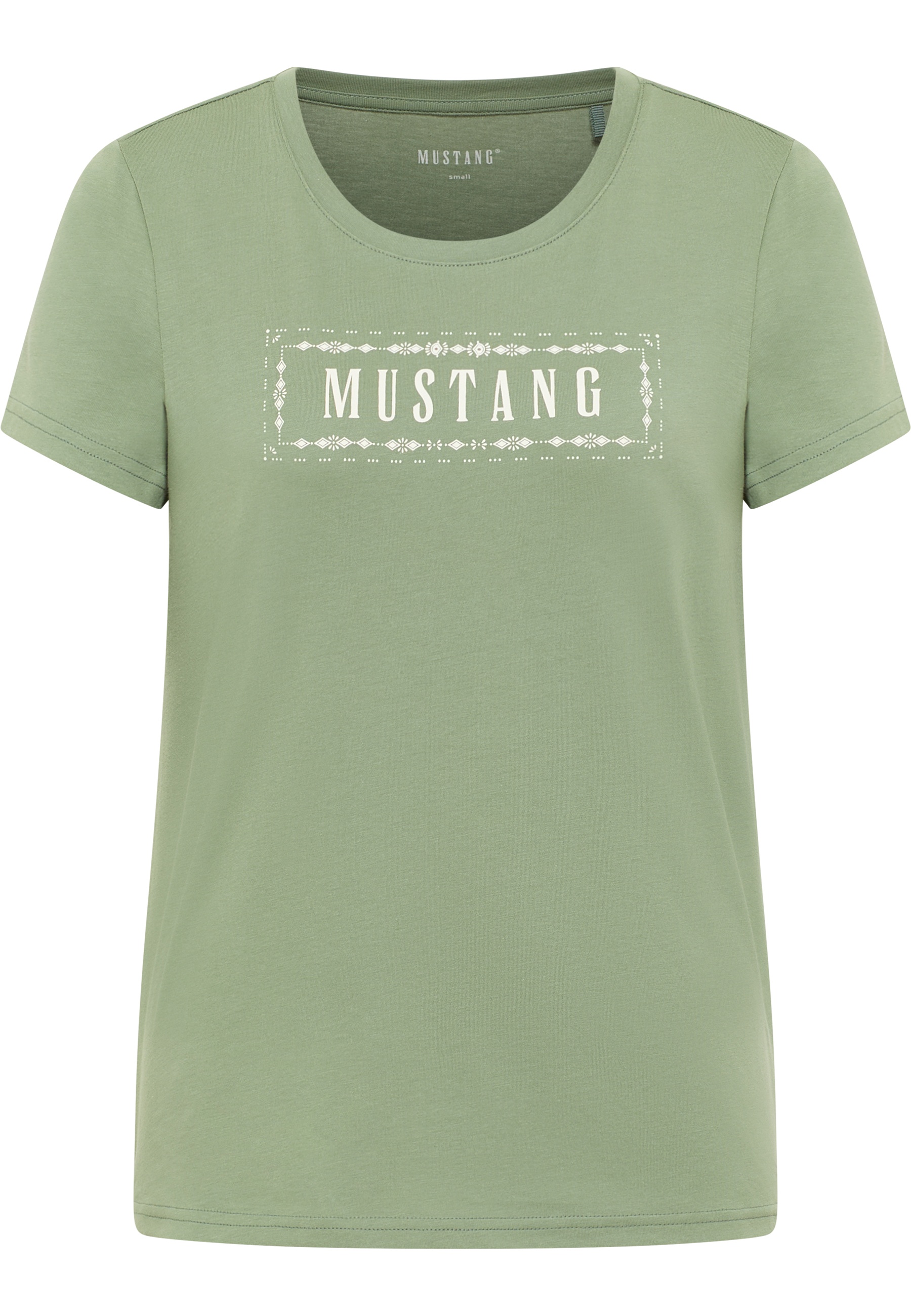 Mustang Damen T-Shirt Style Alma, grün