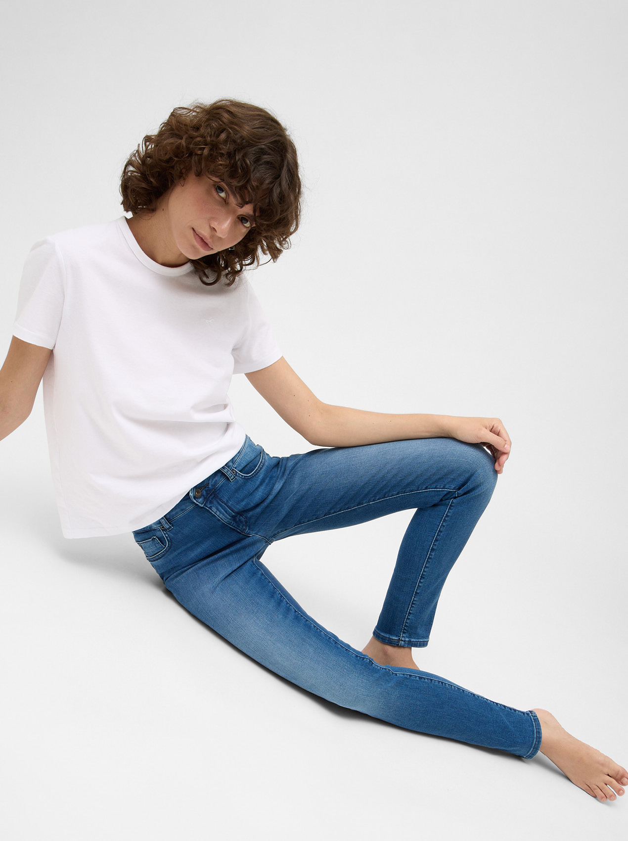 Bekleidung, Hosen, Jeans, Person