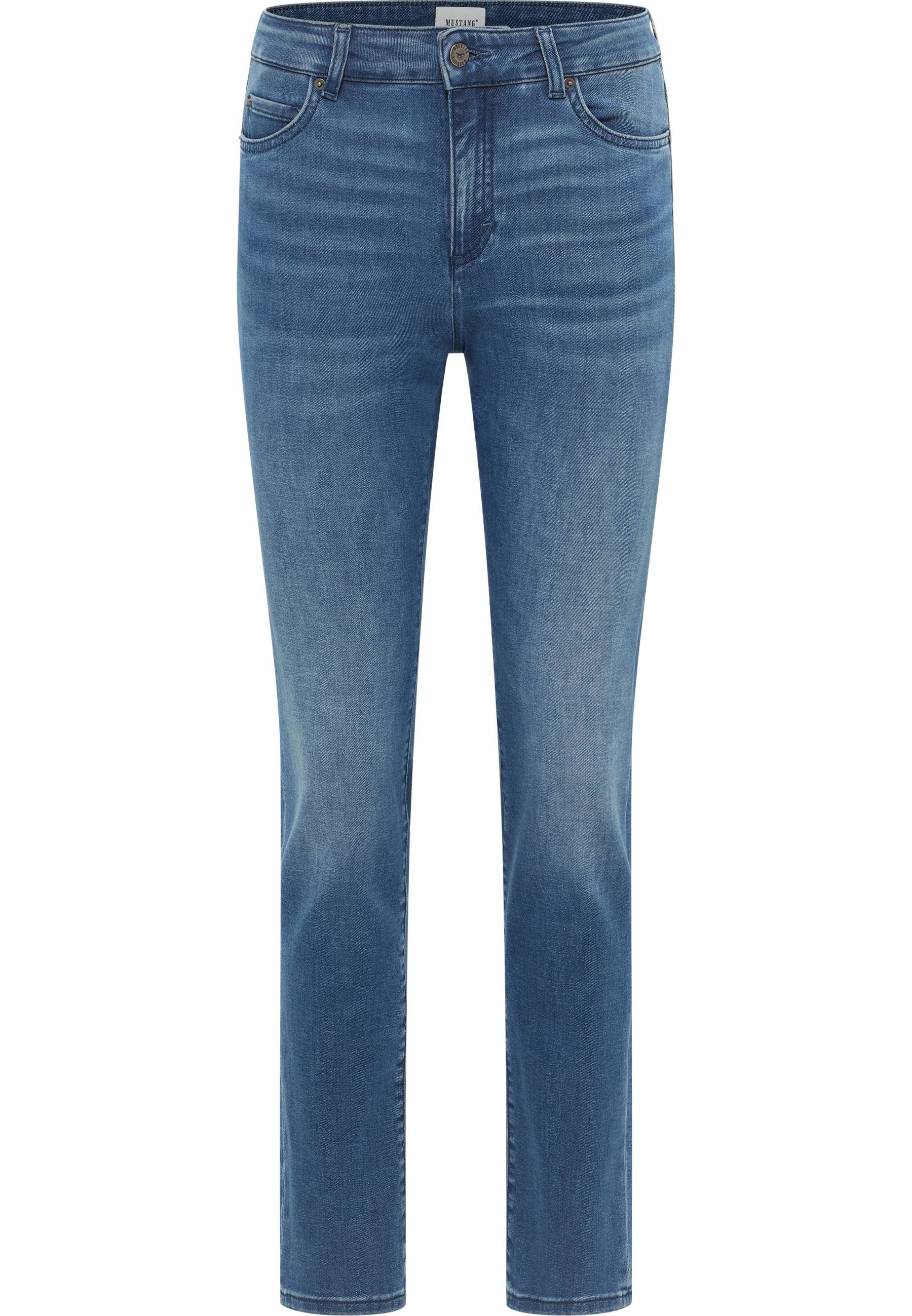 Mustang Damen Jeans Style Crosby Relaxed Slim, mittelblau