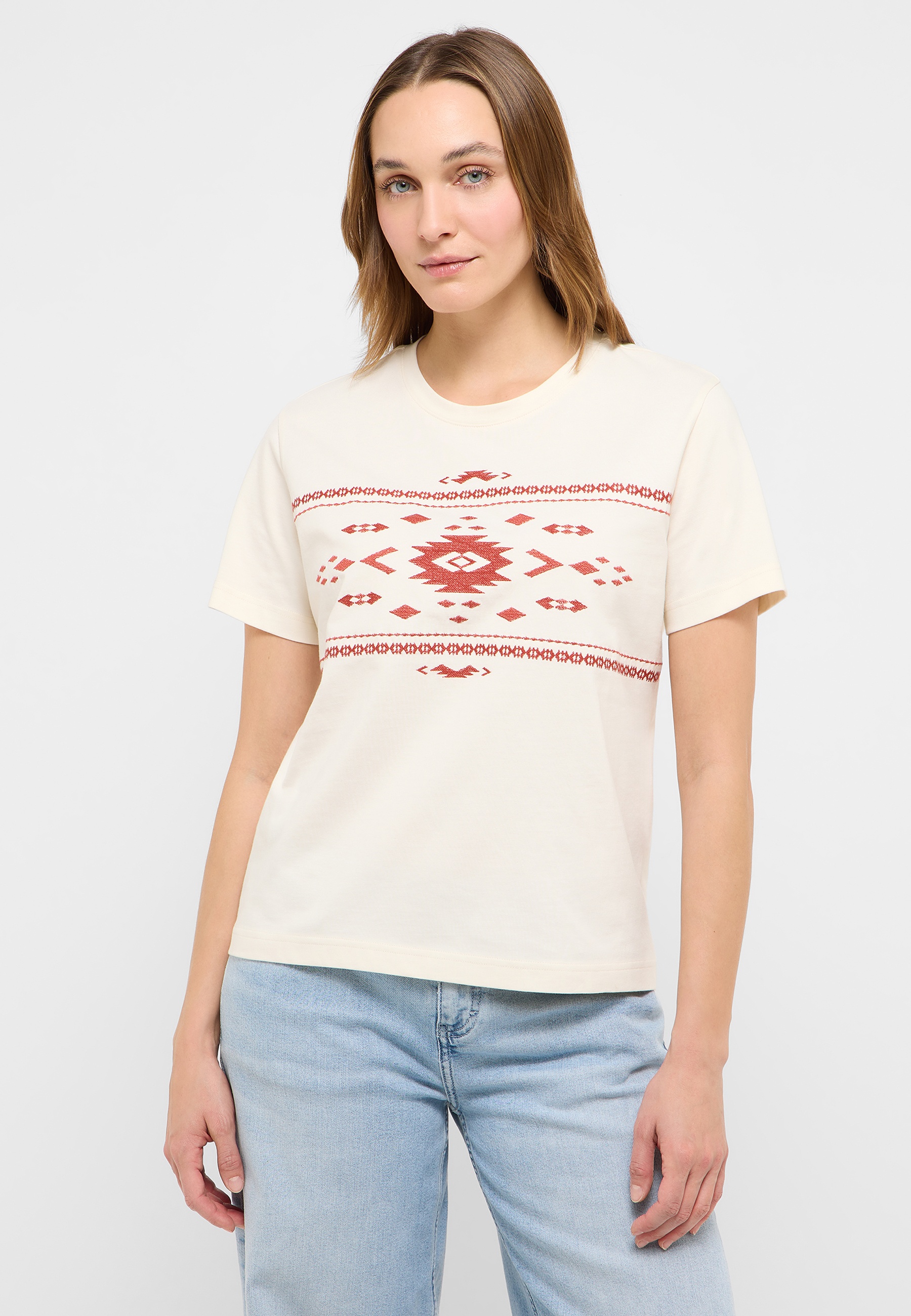 Bekleidung, T-shirt, Person, Jeans, Hosen