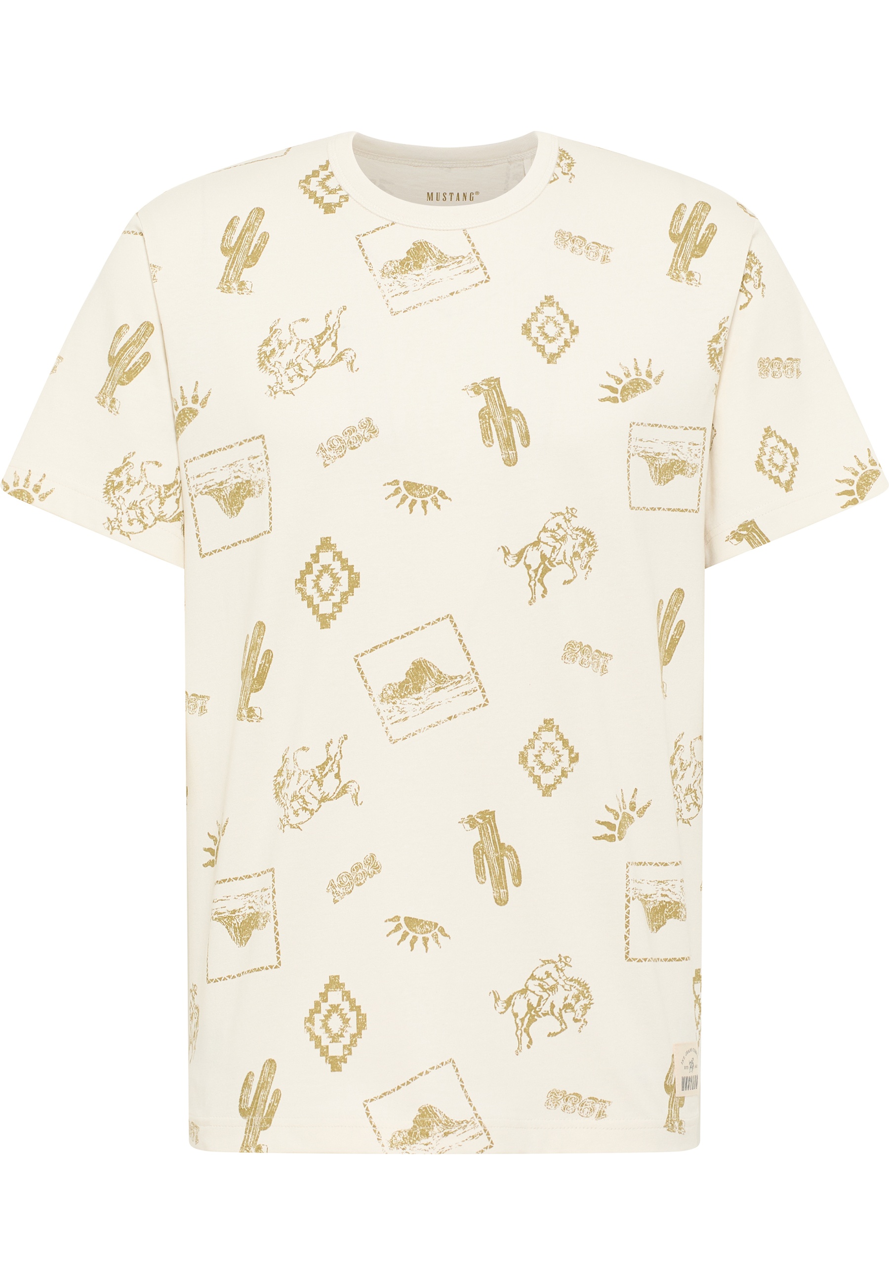 Mustang Herren T-Shirt Style Akron, bunt