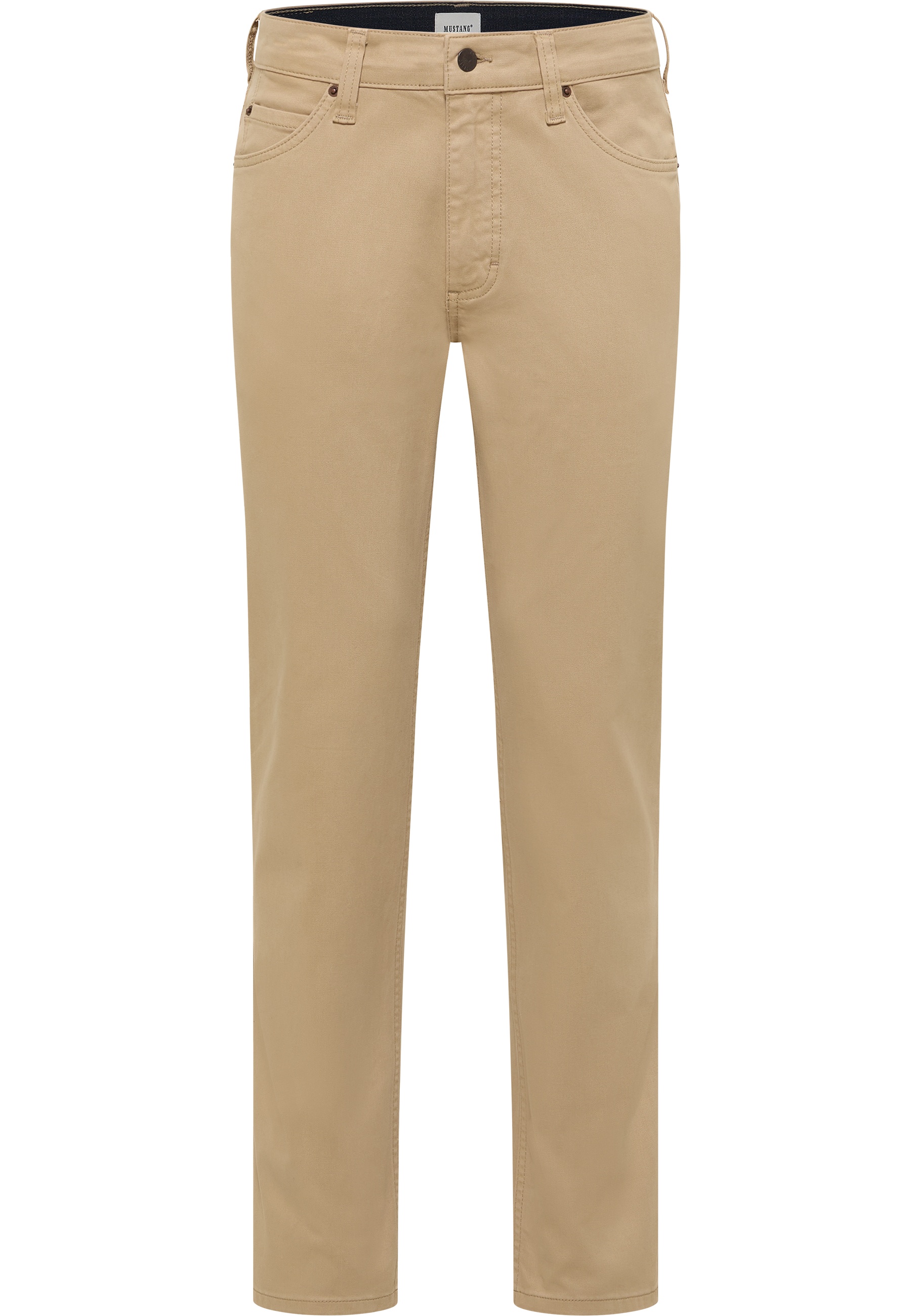 Chinos, Khaki, Beige, Hose, Gürtelschlaufen