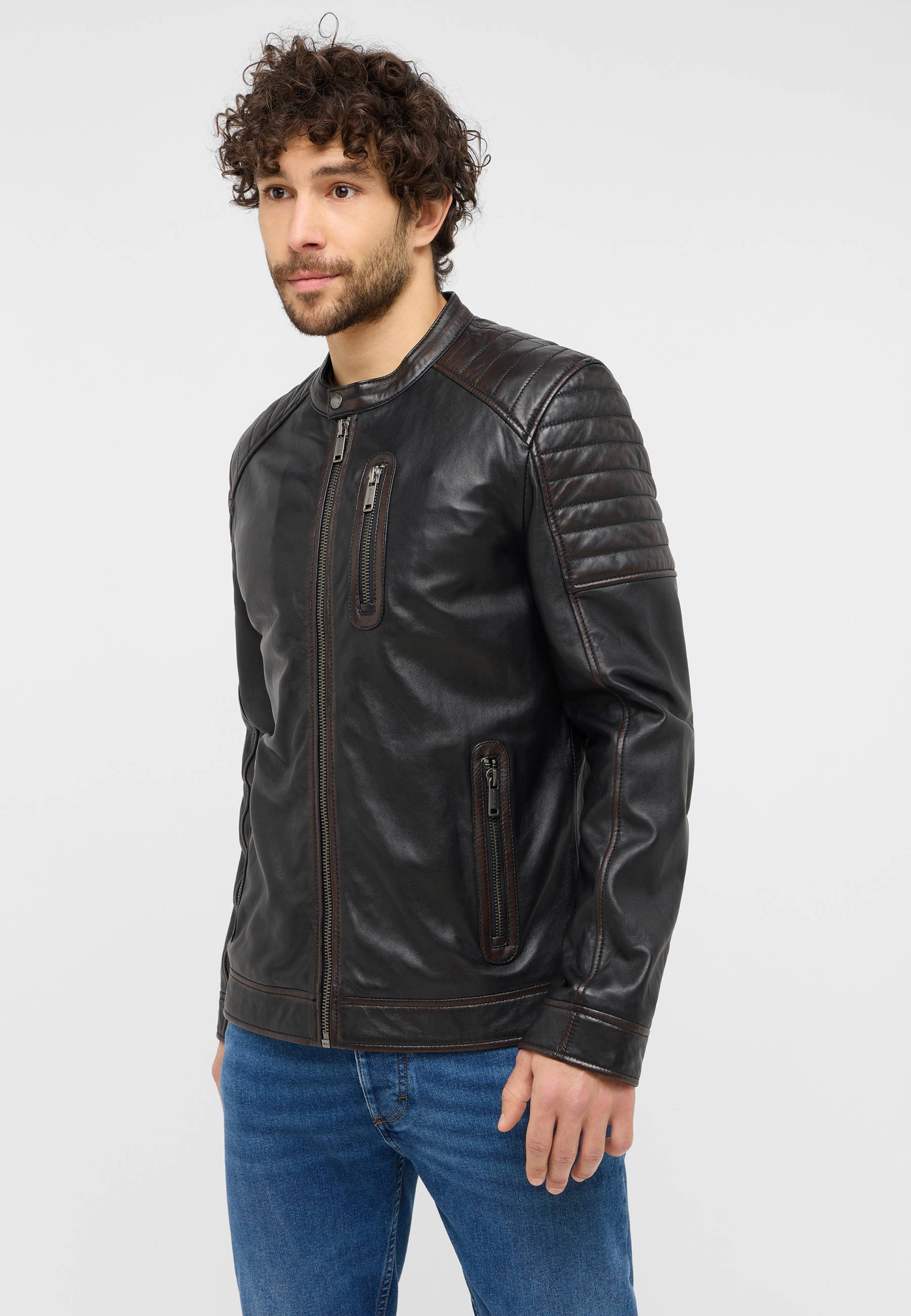 Jacke Lederjacke