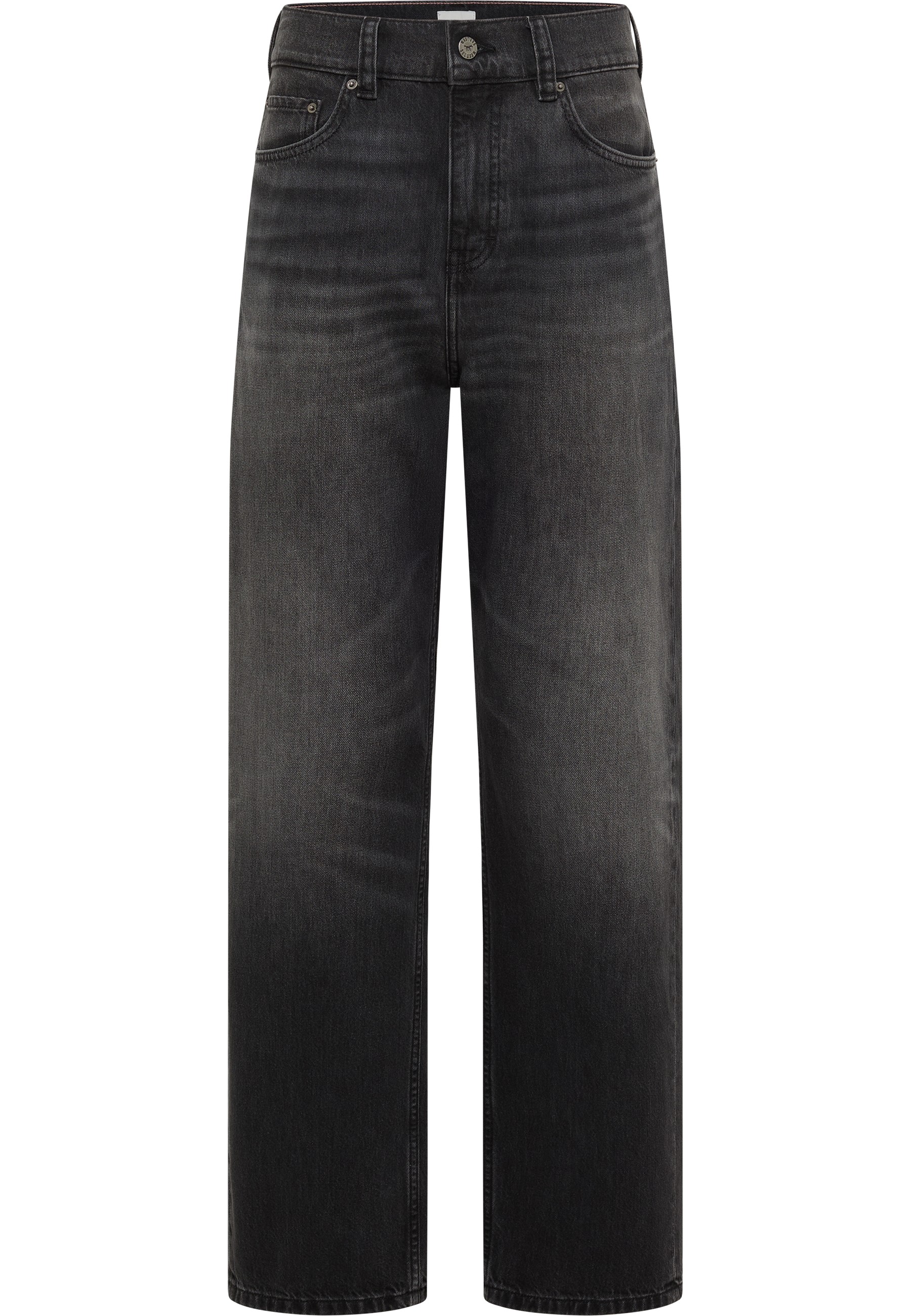 jeans,  black denim,  wide leg,  high waist,  fade