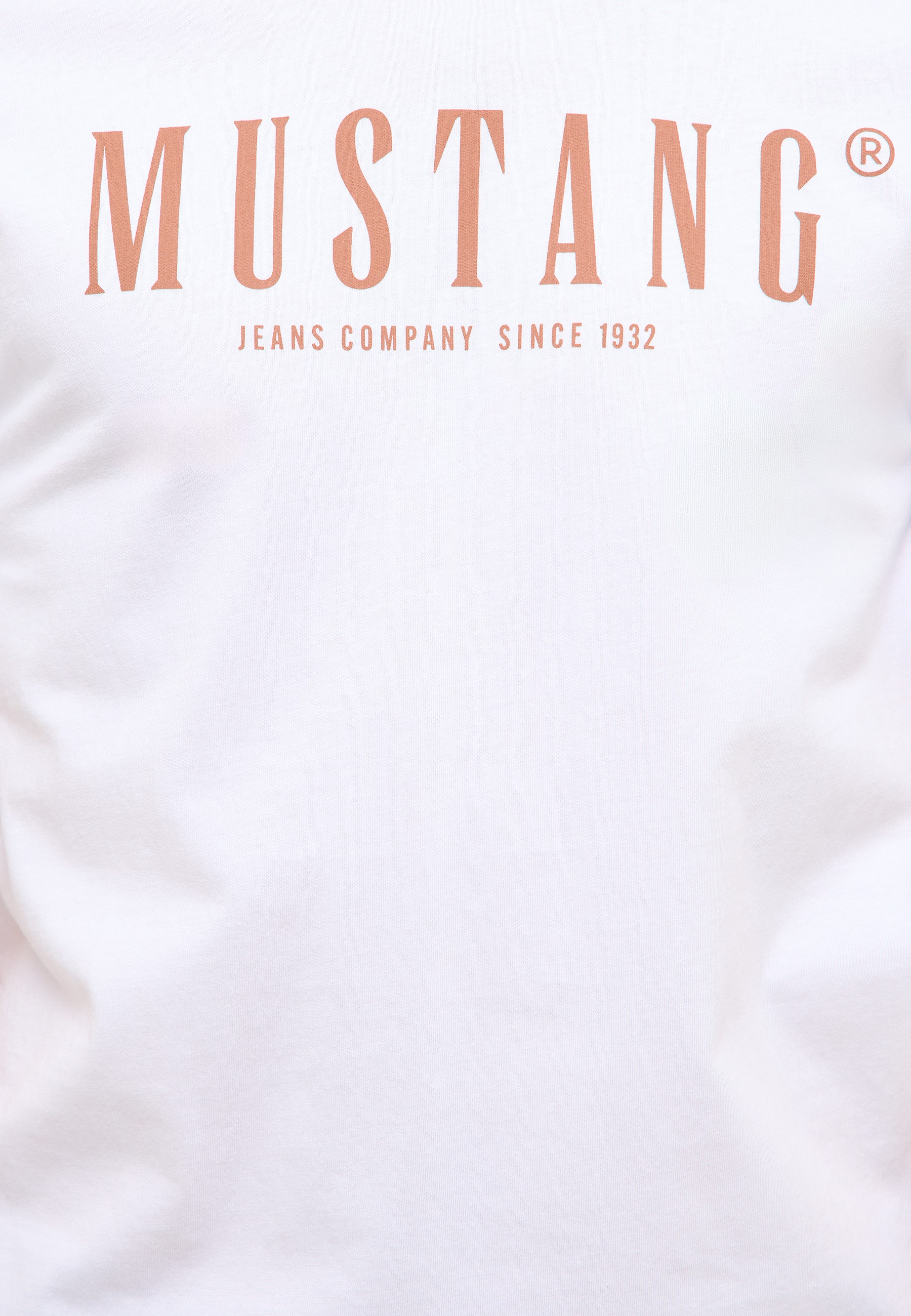 t-shirt, white, graphic, Mustang, text