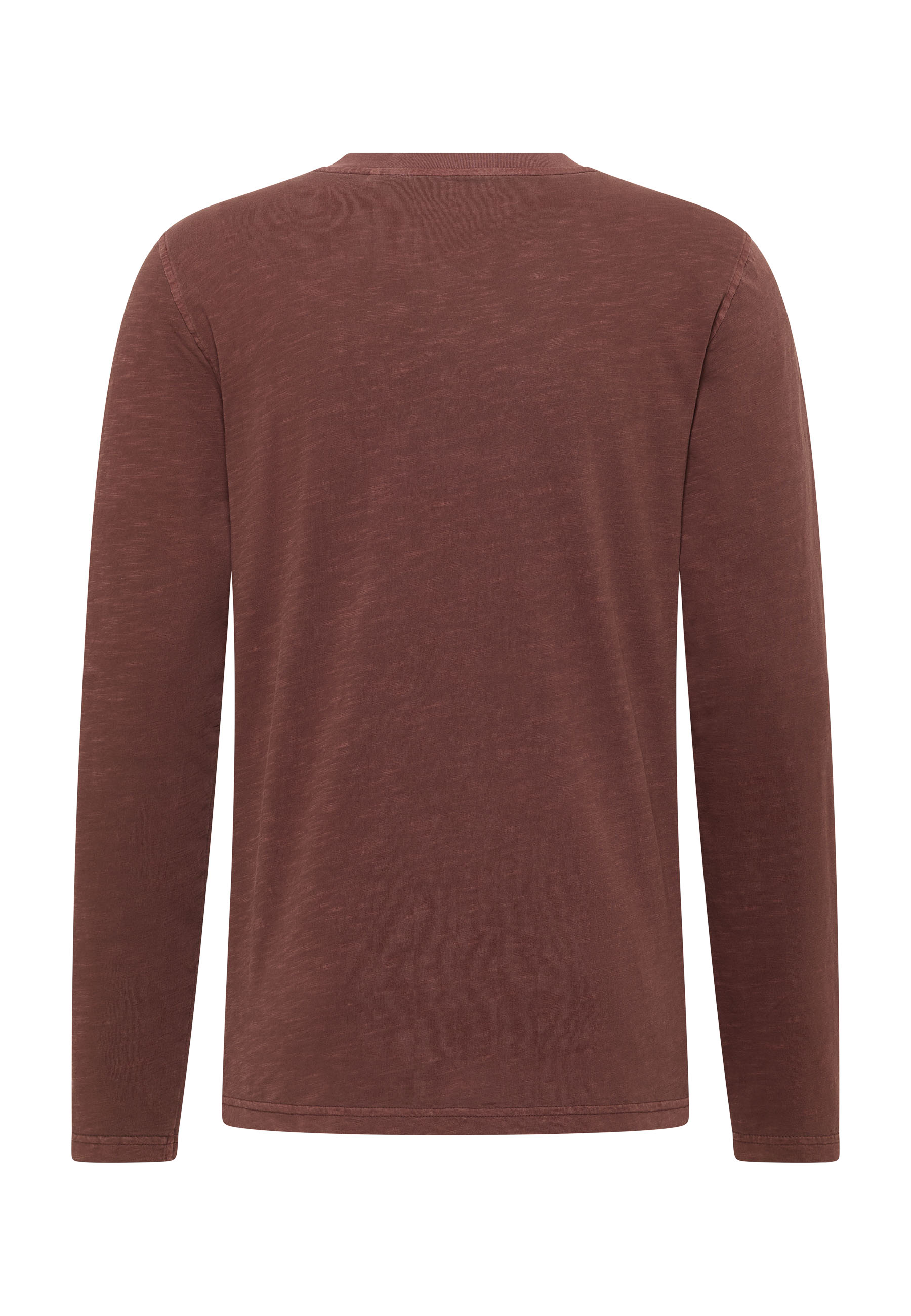 Langarmshirt, Herren, Roter Ton, Shirt, Kleidung
