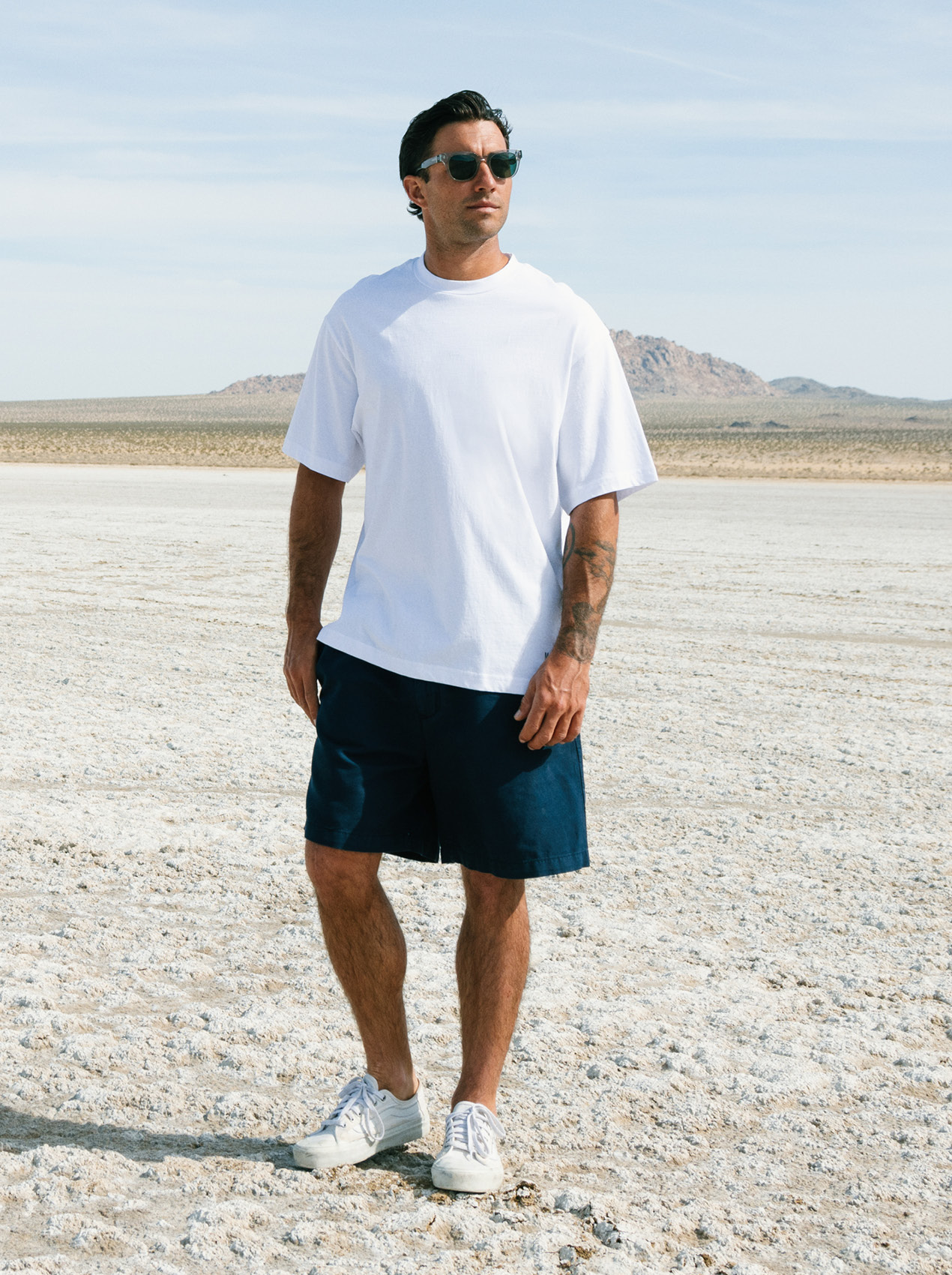 Strandmode, Kurze Hosen, Erwachsener, Mann, Person