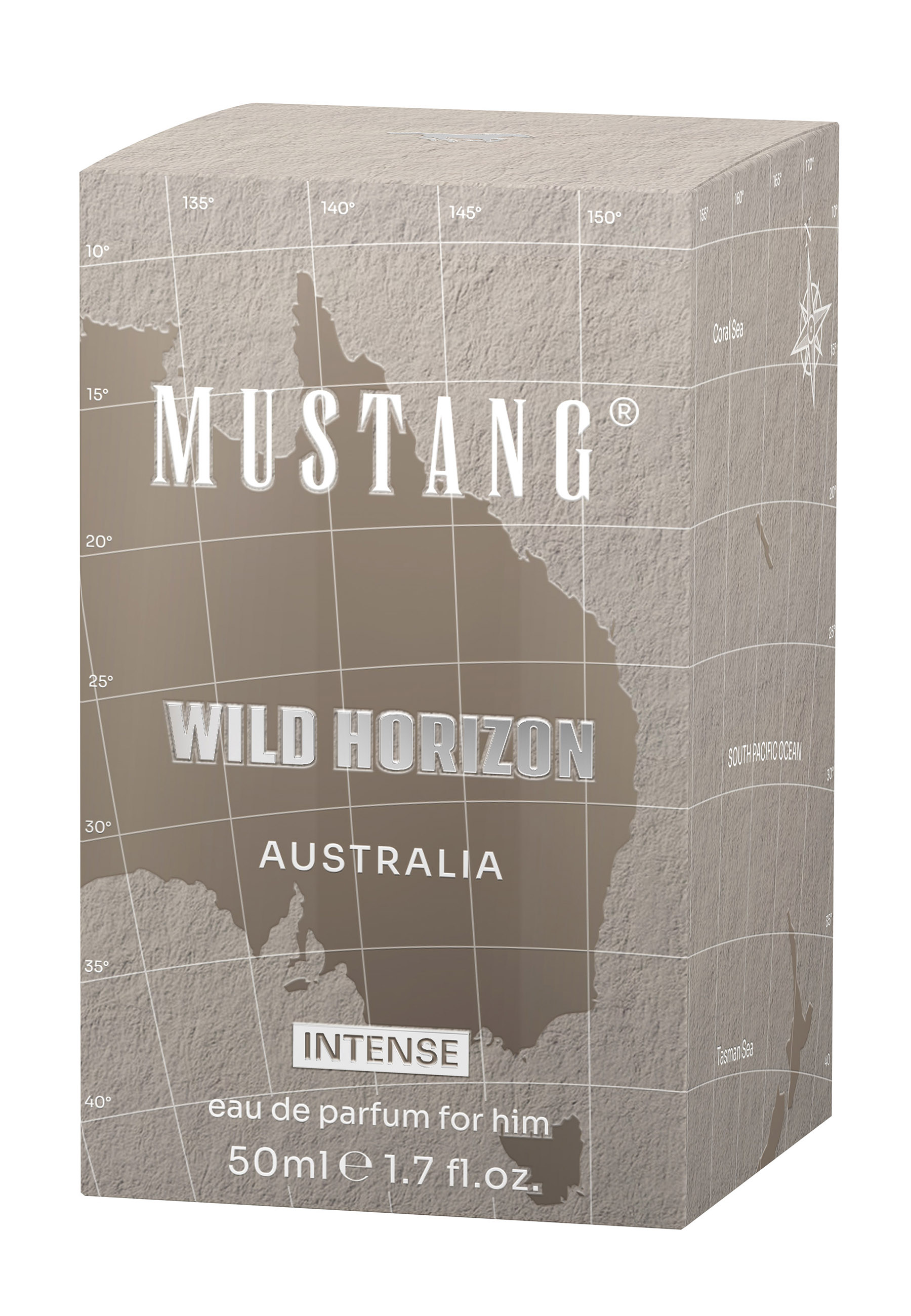 Eau de parfum, intense, Herren, 50 ml, Mustang Wild Horizon