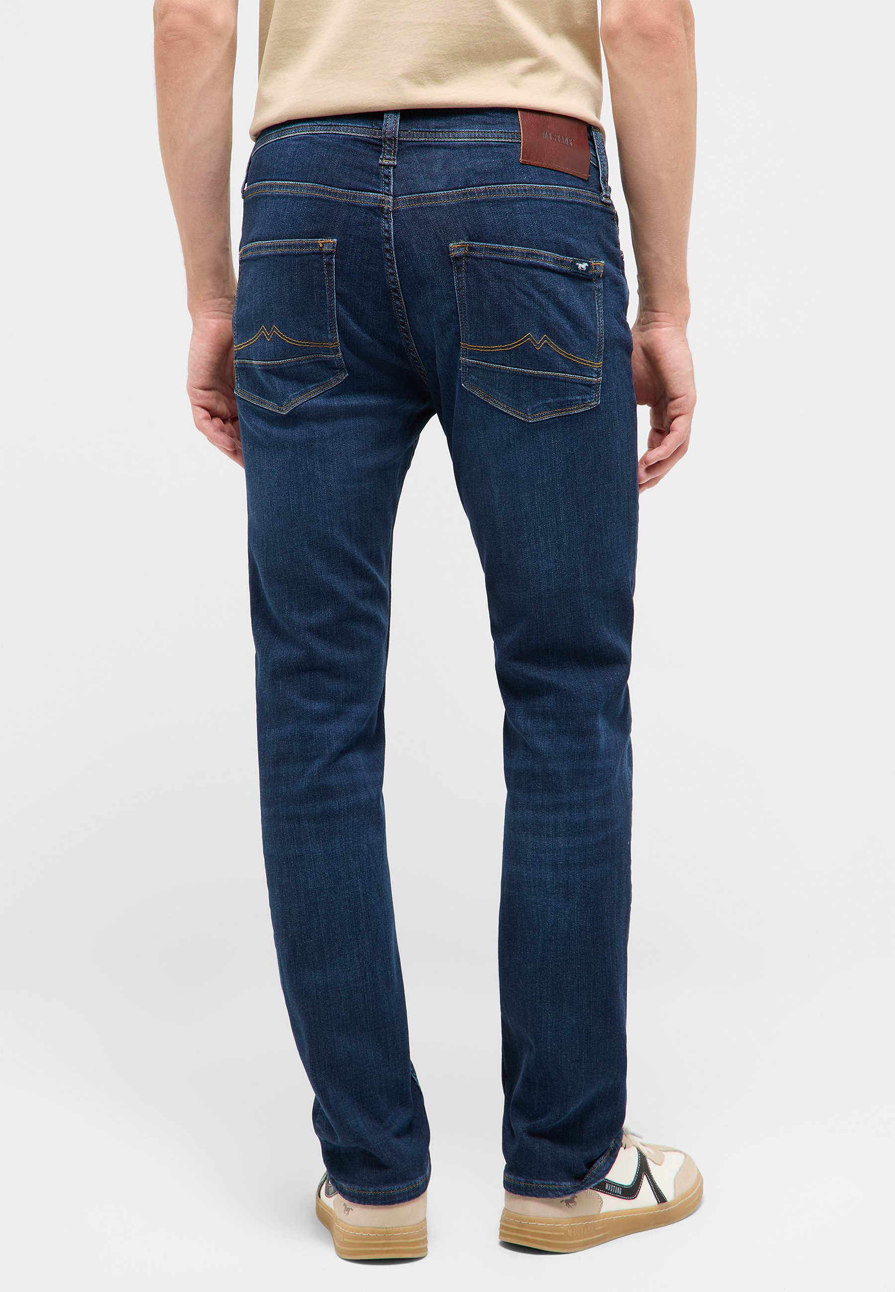 jeans, Denim, skinny fit, Hintertaschen, blau