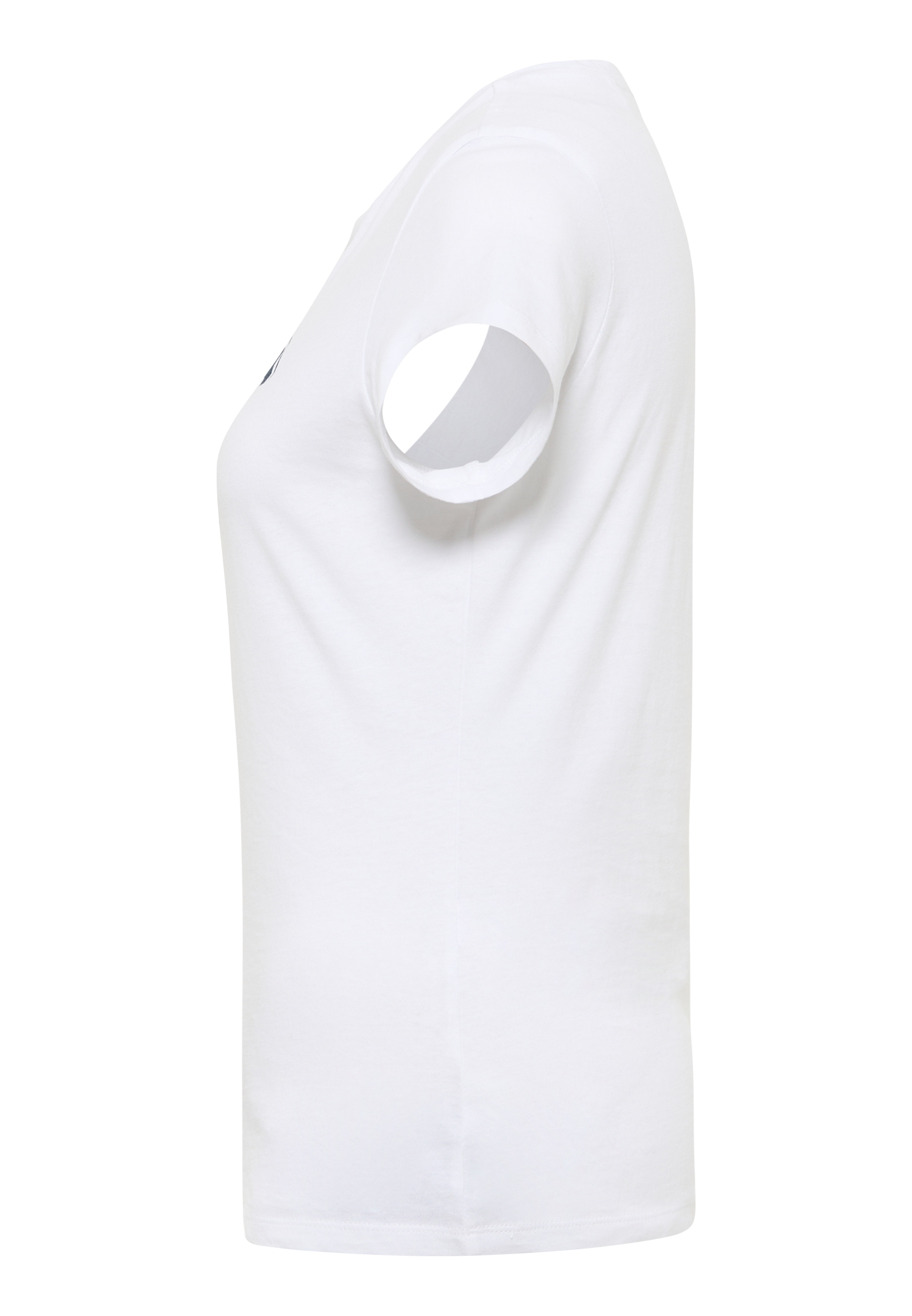 T-Shirt, Weiß, Rundhalsausschnitt, Kurzarm, Unisex