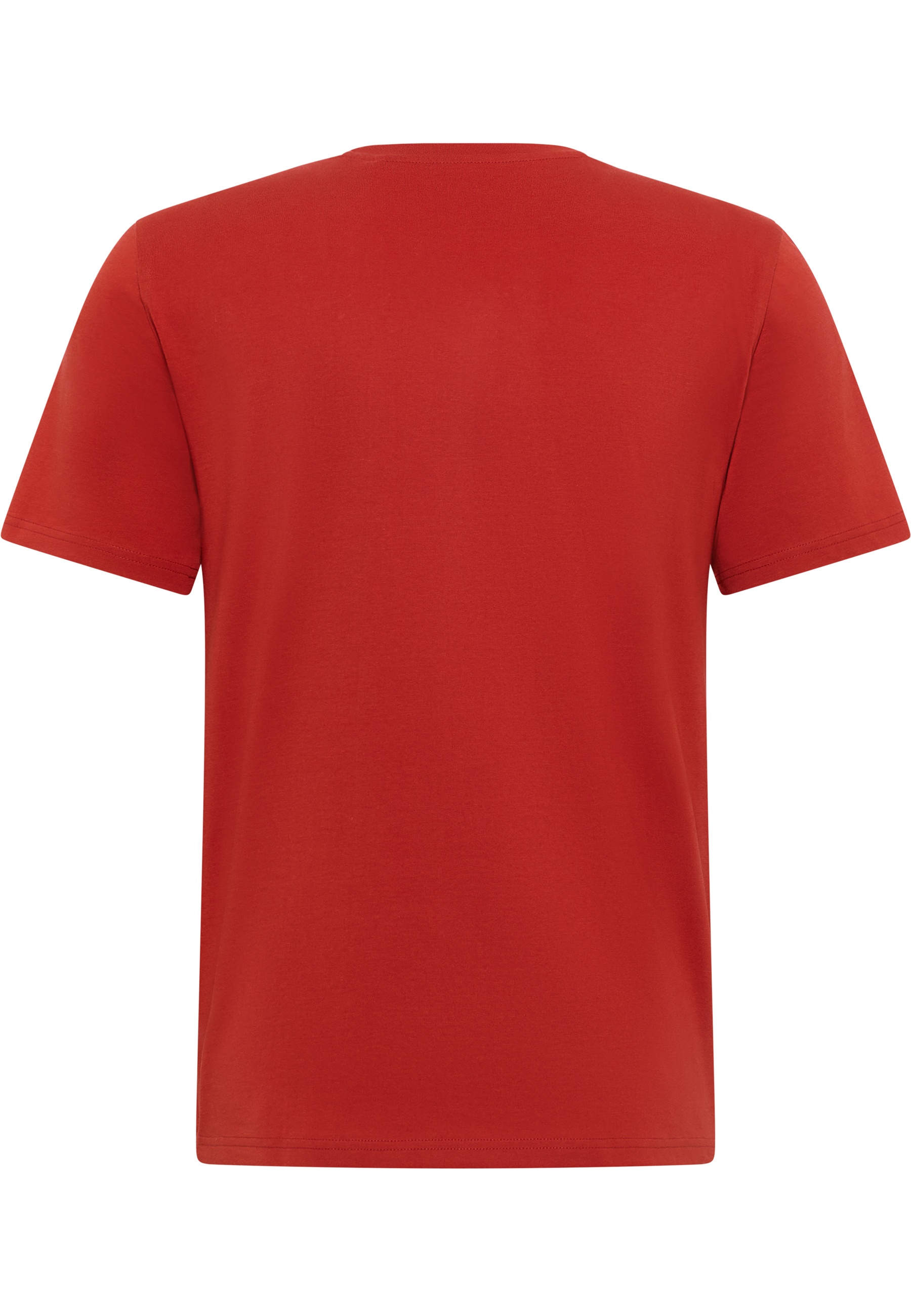 T-Shirt, Rot, Kurzarm, Baumwolle, Einfarbig