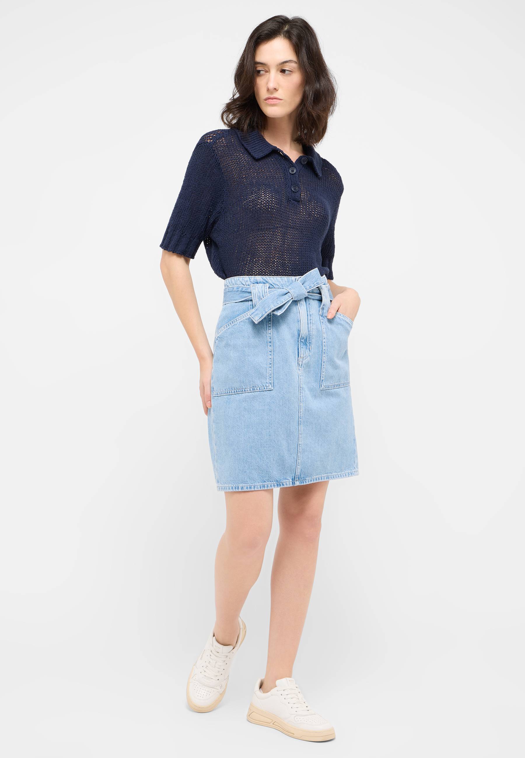 Jeans-Minirock Style Blossom Denim
