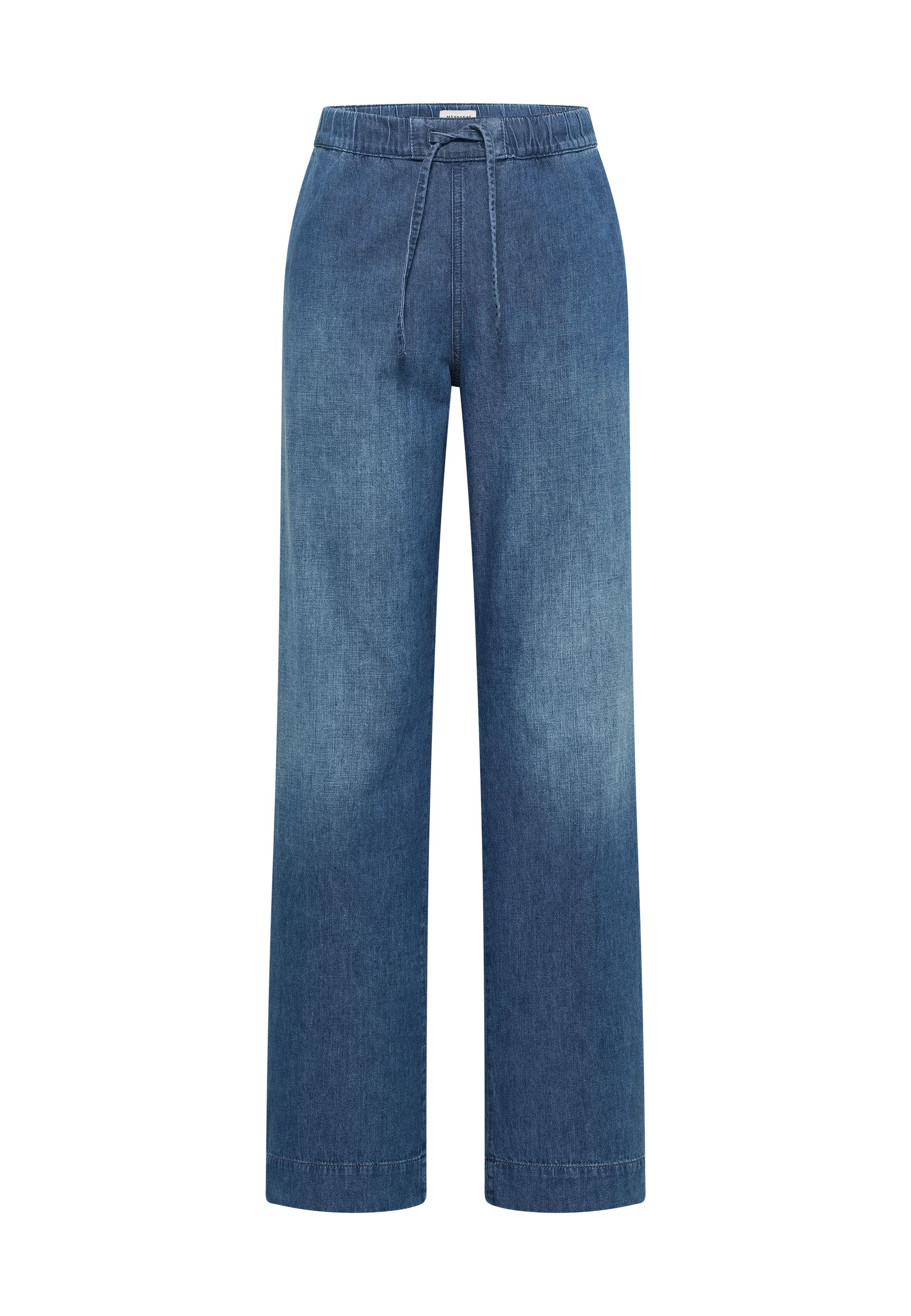 Denim, Jeans, Hose, Weite normal, Gürtelzug
