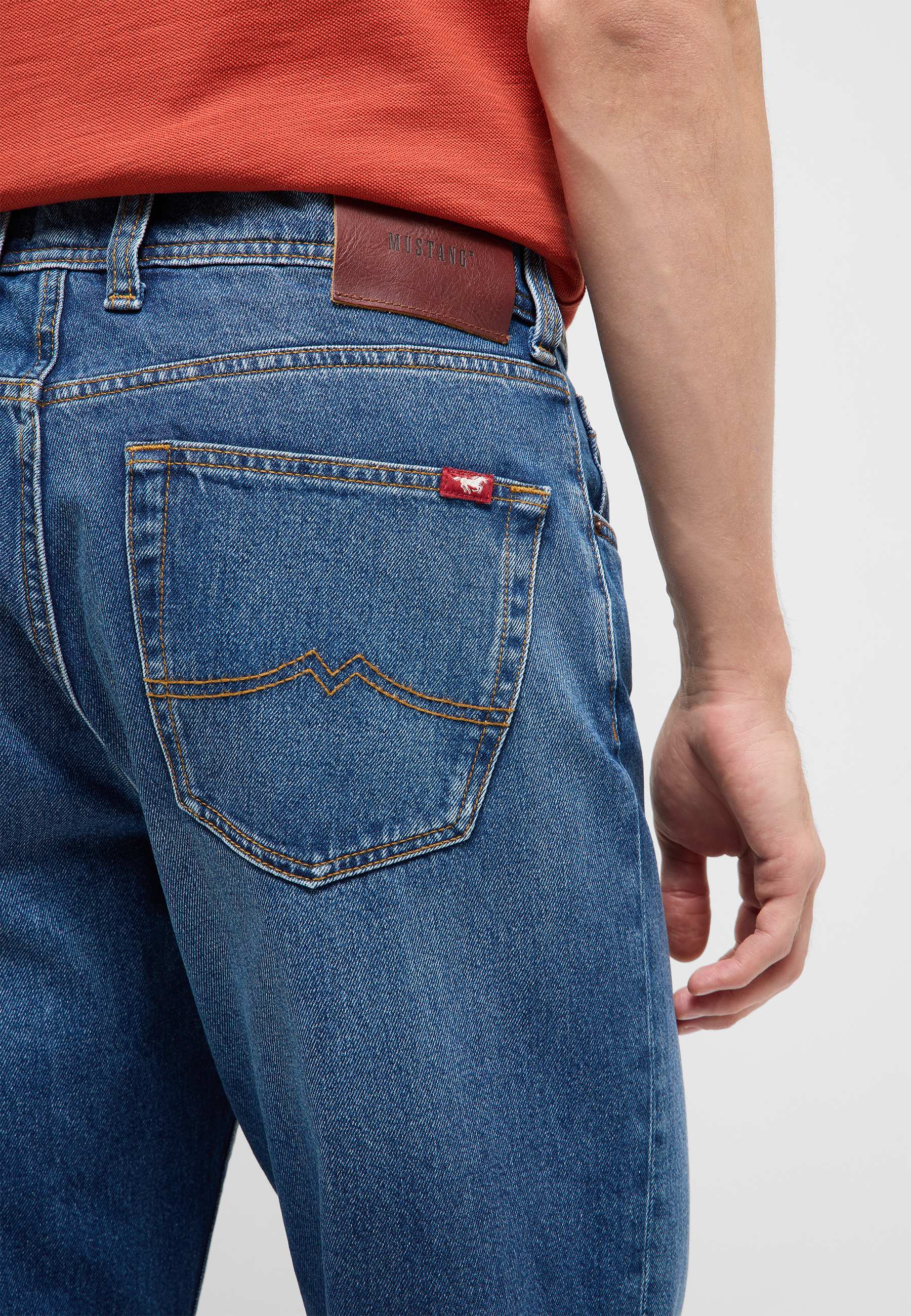 jeans, back pocket, Denim, blau, Gürtel-Schlaufen