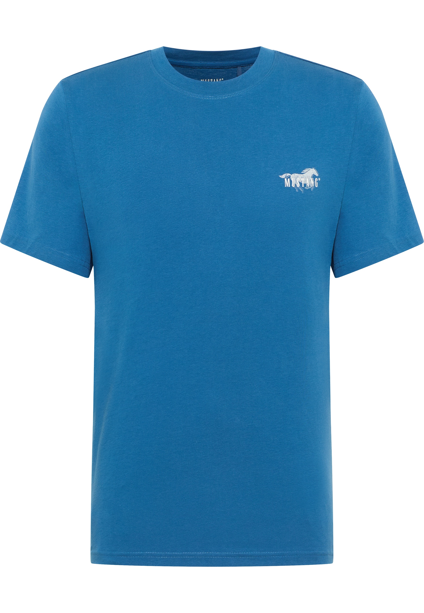 Mustang Herren T-Shirt Style Austin, mittelblau