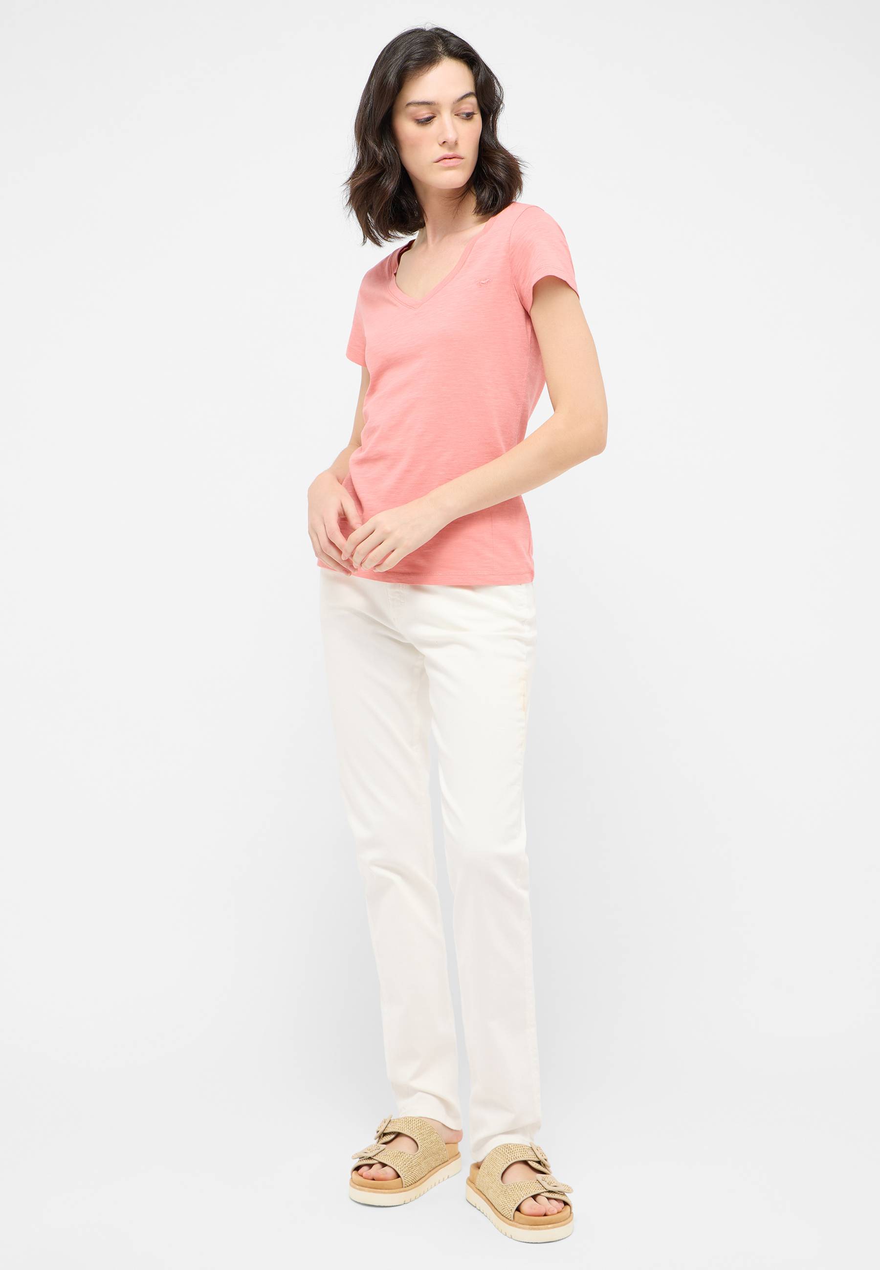 Bluse, Person, Stehend, Hosen, Sandale