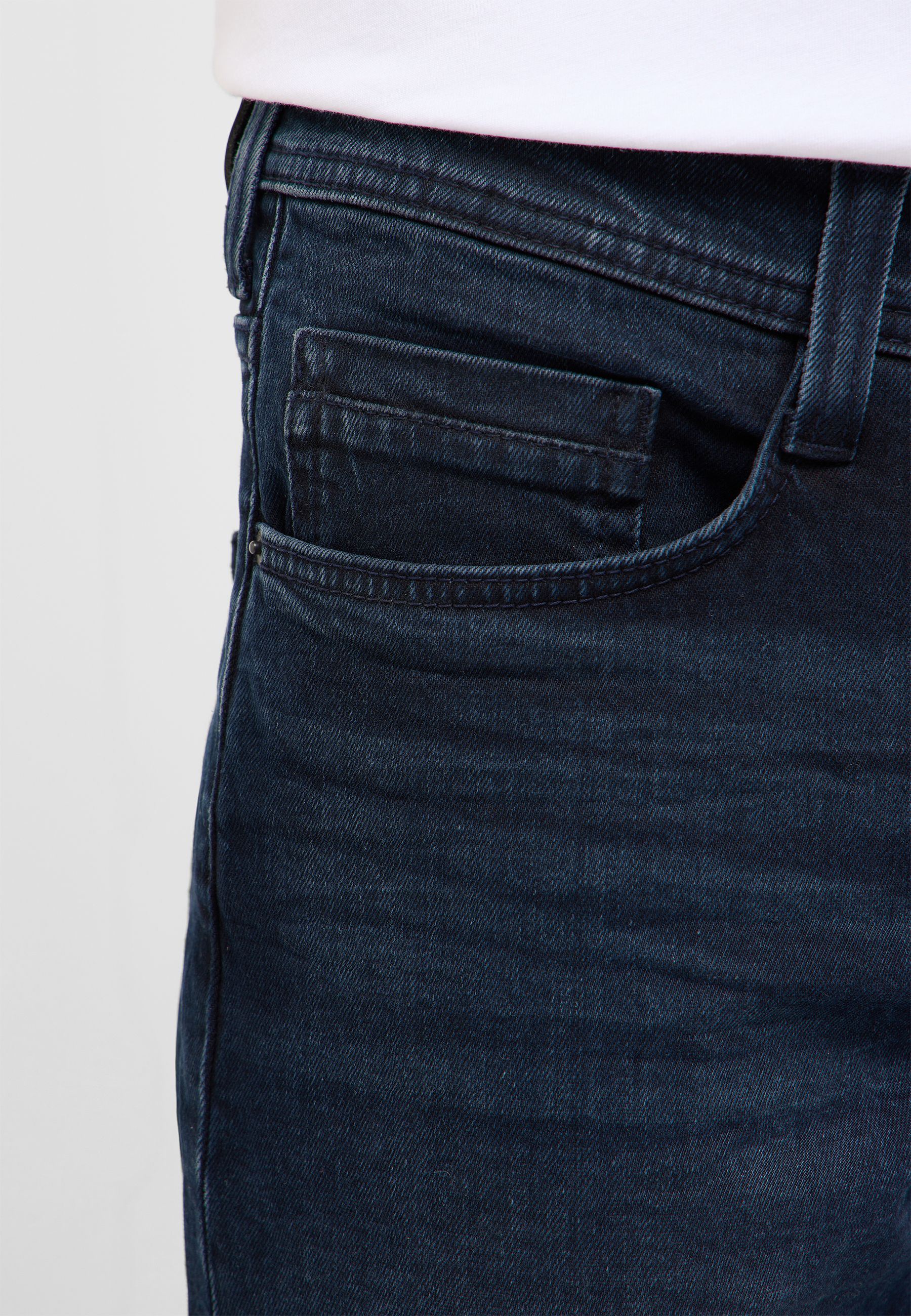 Hose, Jeans, Knit, Hose mit Tasche, Jeansstoff