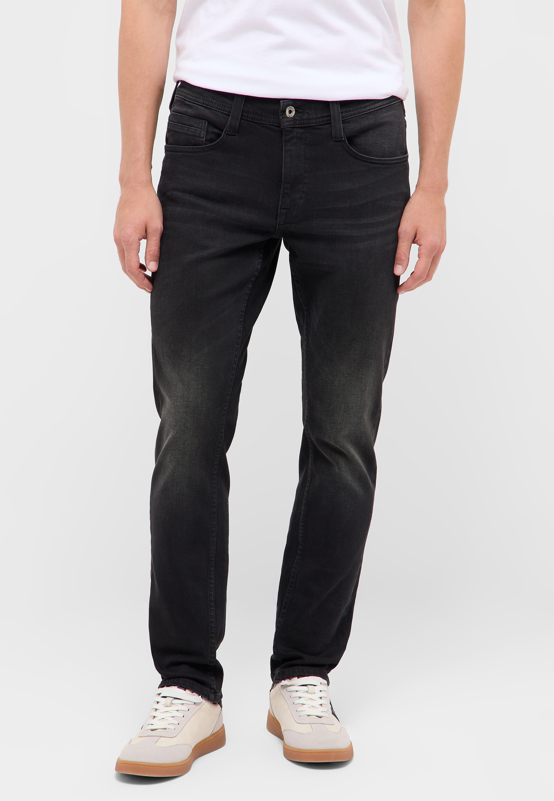 jeans, slim fit, black, distressed, casual pants