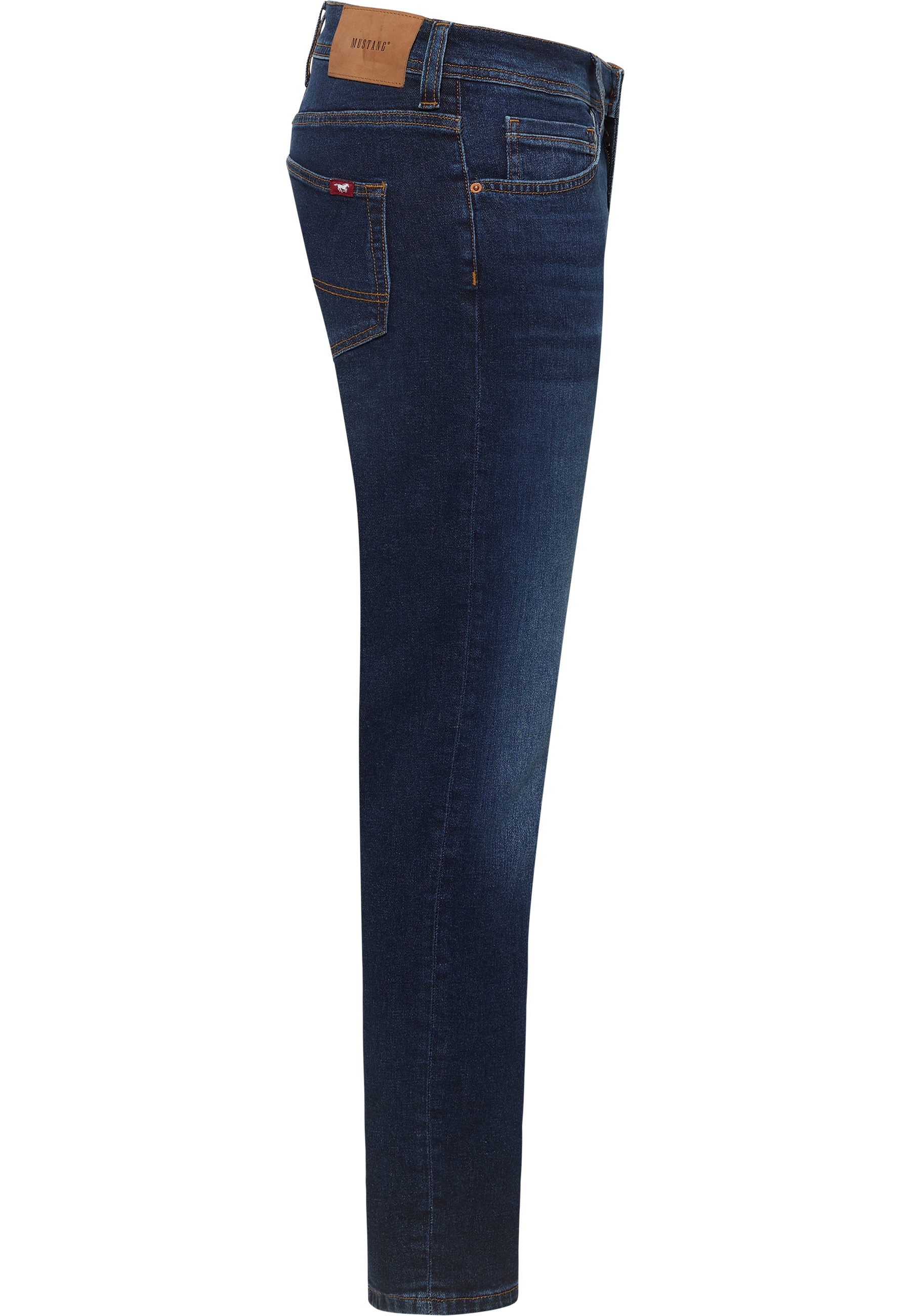 Jeans, Denim, Straight leg, Blau, Fünf-Täschchen
