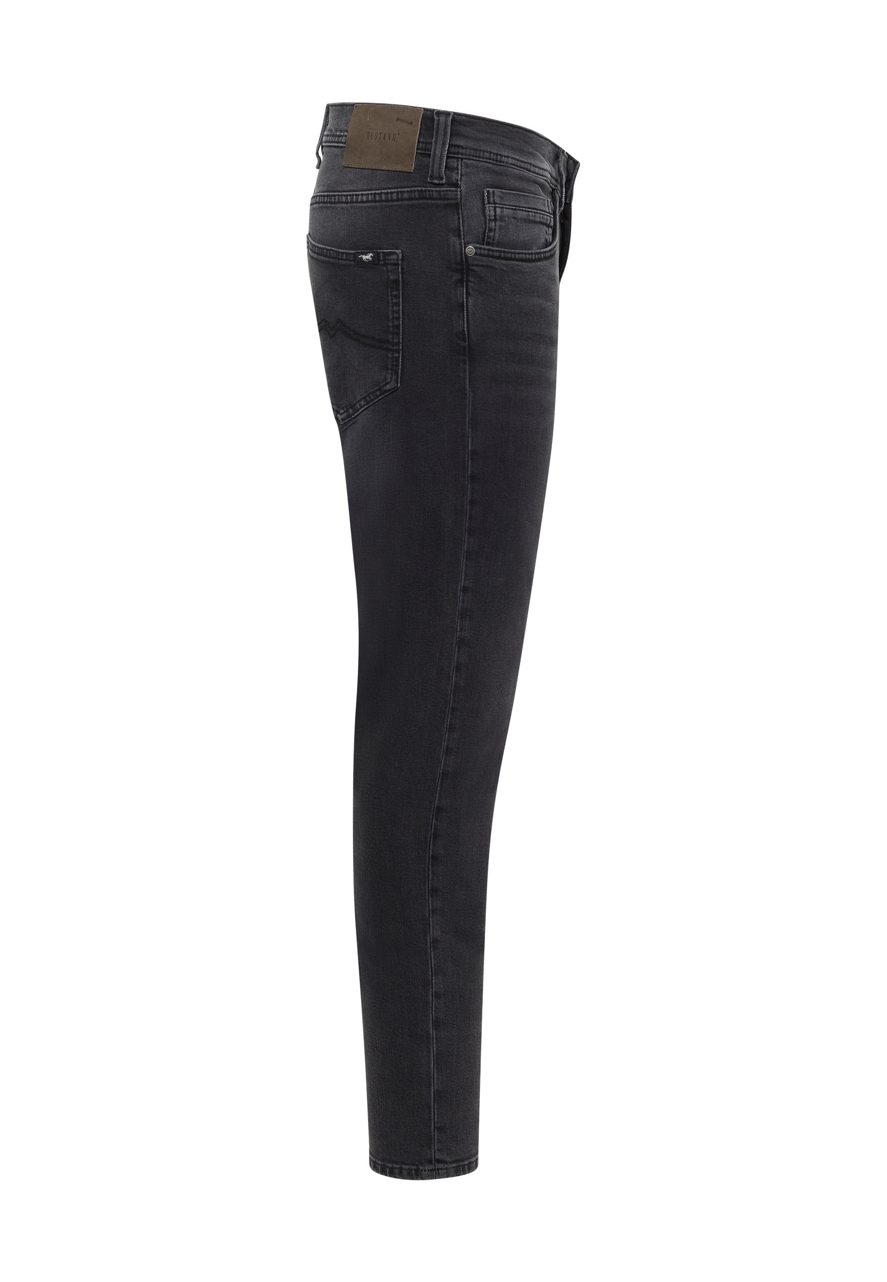 Jeans, Slim fit, Dark wash, Five-pocket, Navy/black denim