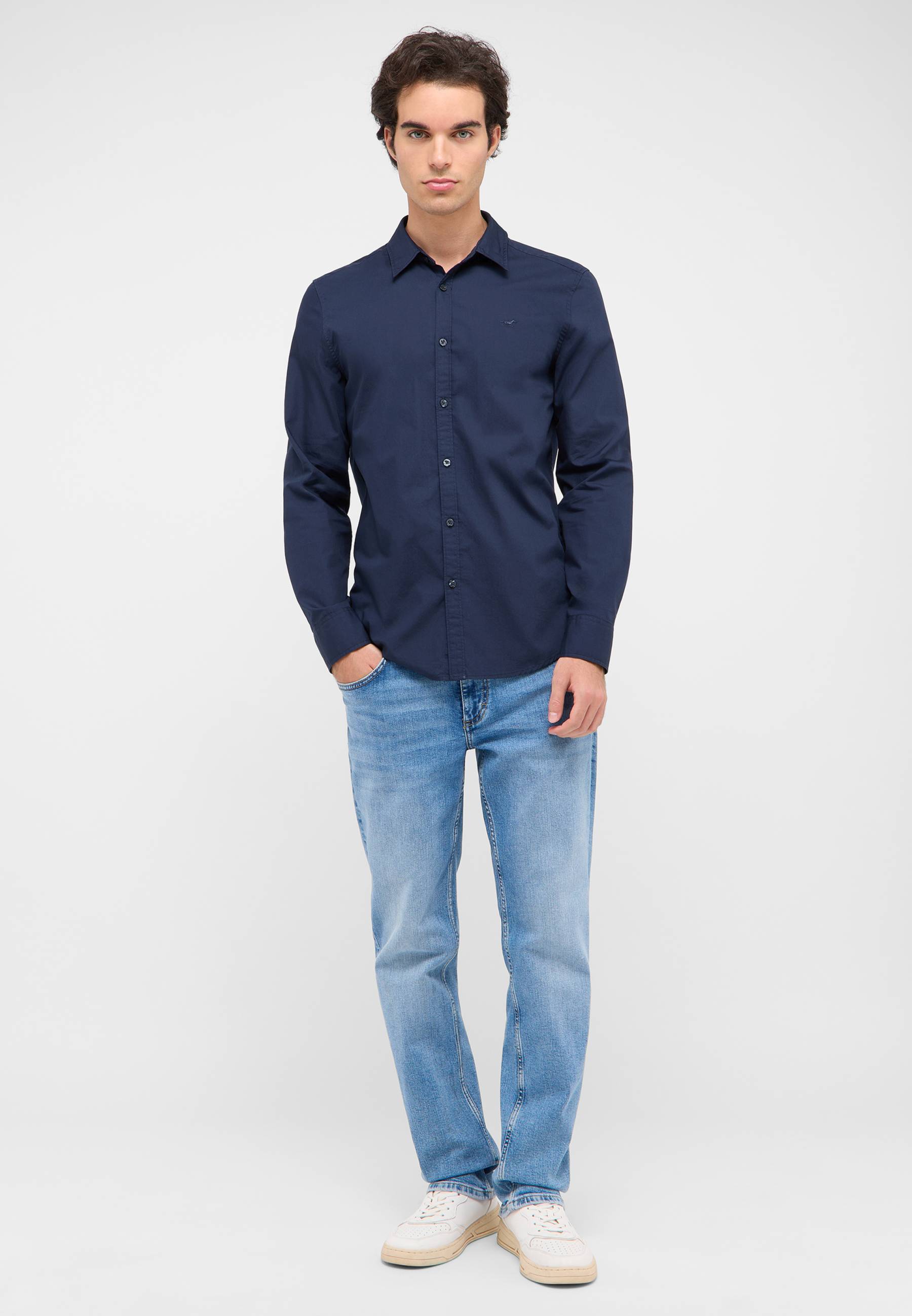 Hemd, Hosen, Langarm, Mann, Person