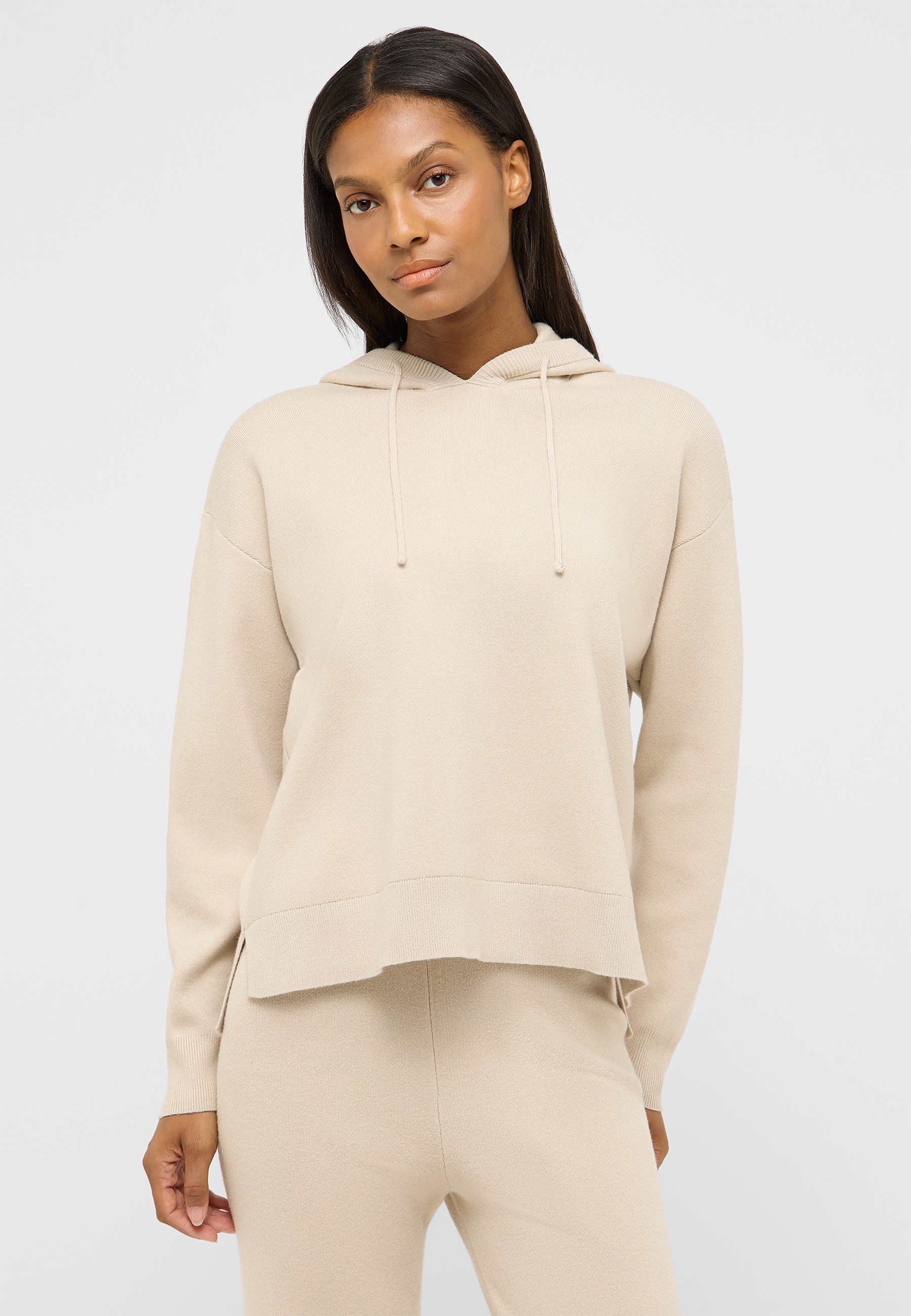 Hoodie, Beige, Sweatshirt, Kapuze, Kapuzenpullover