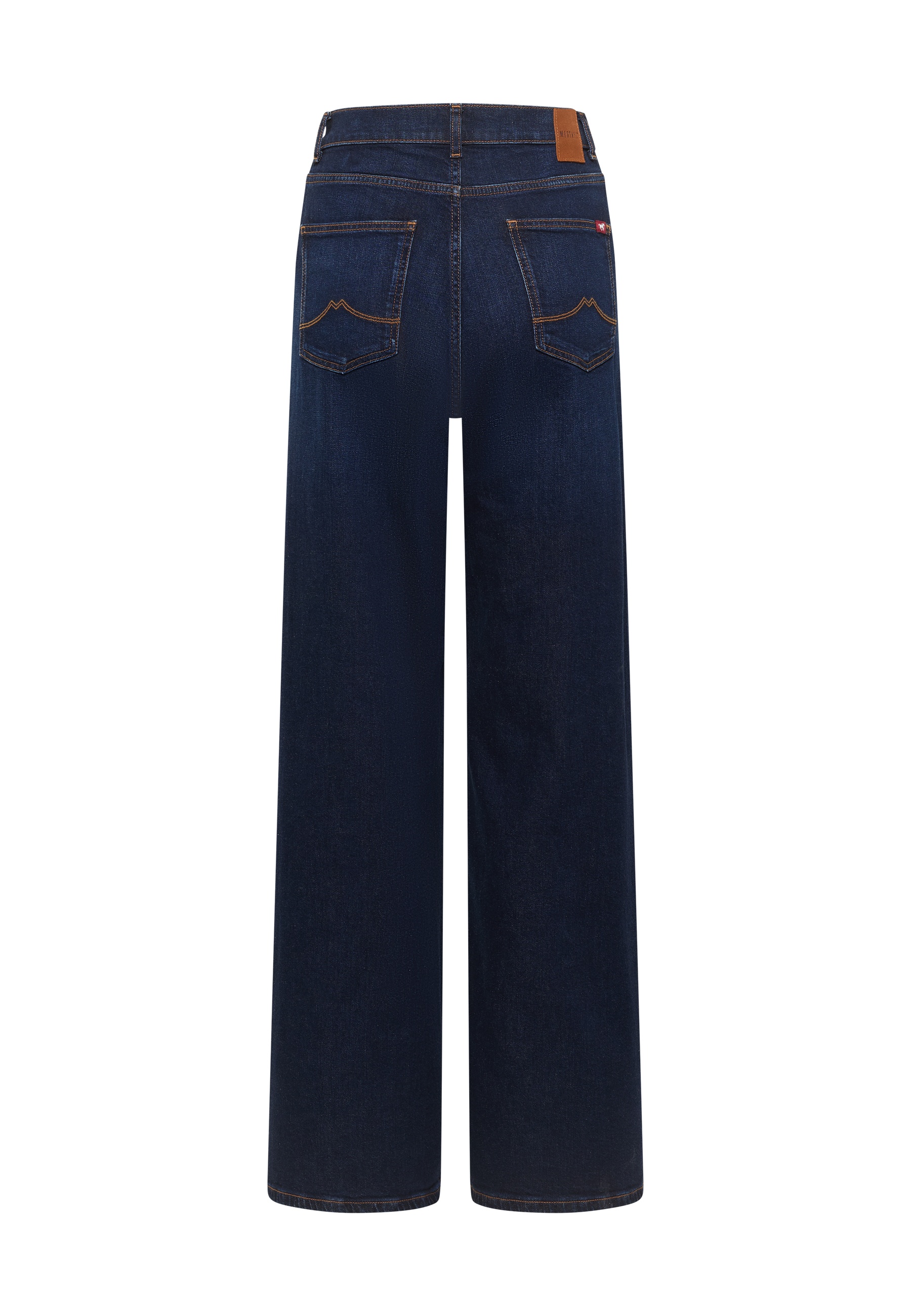 mit extra weitem Bein und hohem Bund