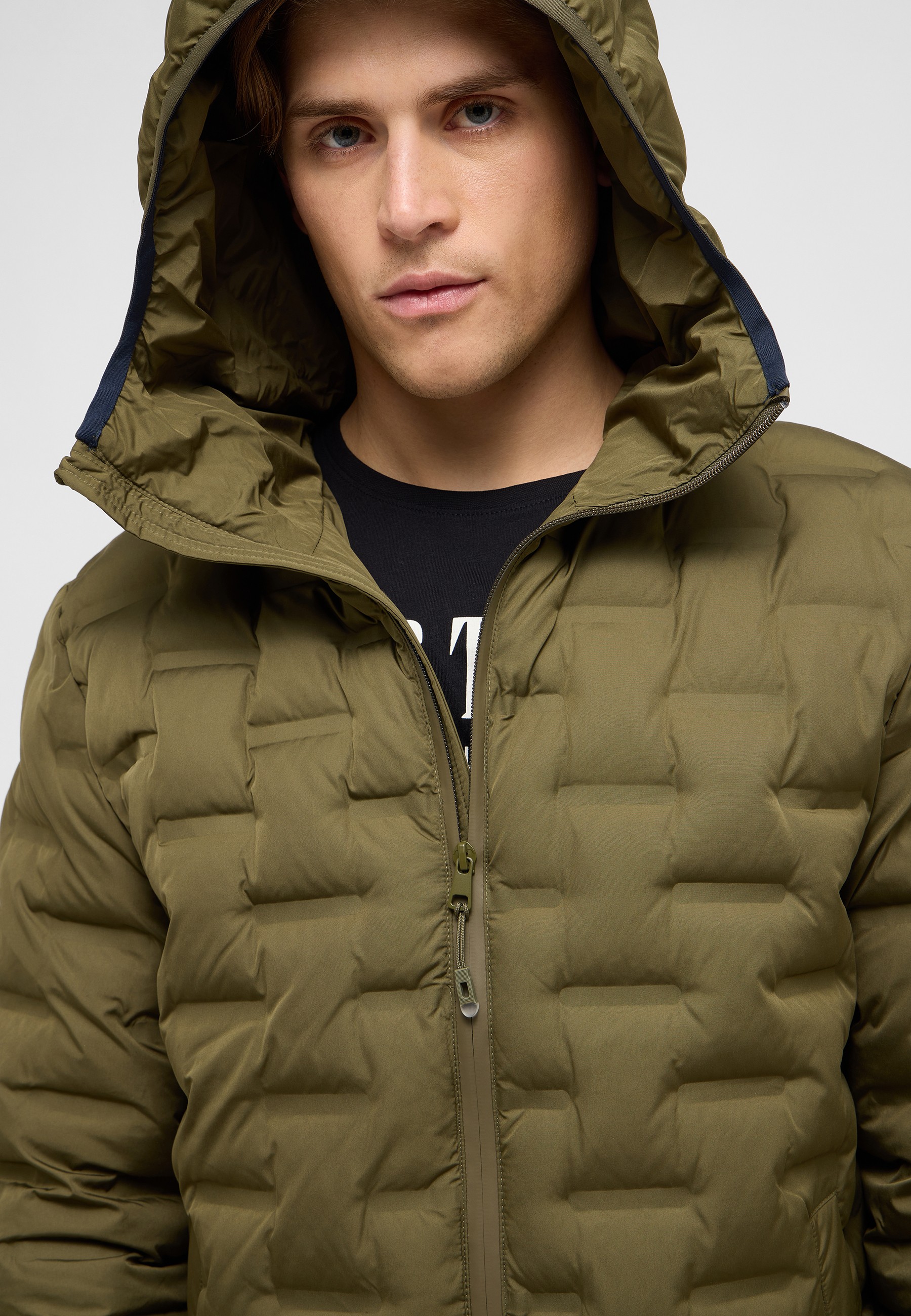 Mantel, Jacke, Kapuze, Kapuzenpulli, Gesicht