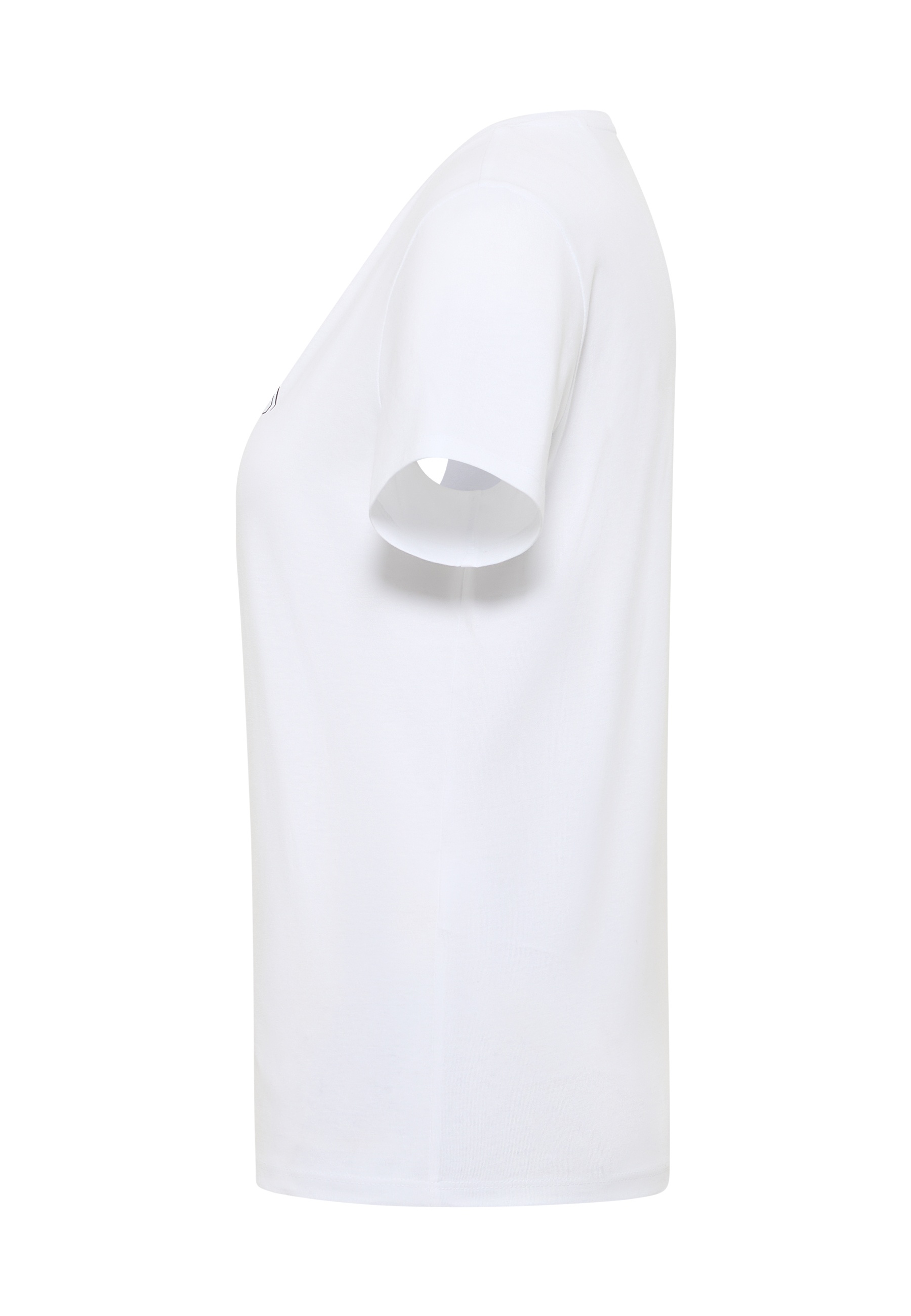 T-Shirt, Weiß, Kurzarm, Rundhals, Basis-T-Shirt