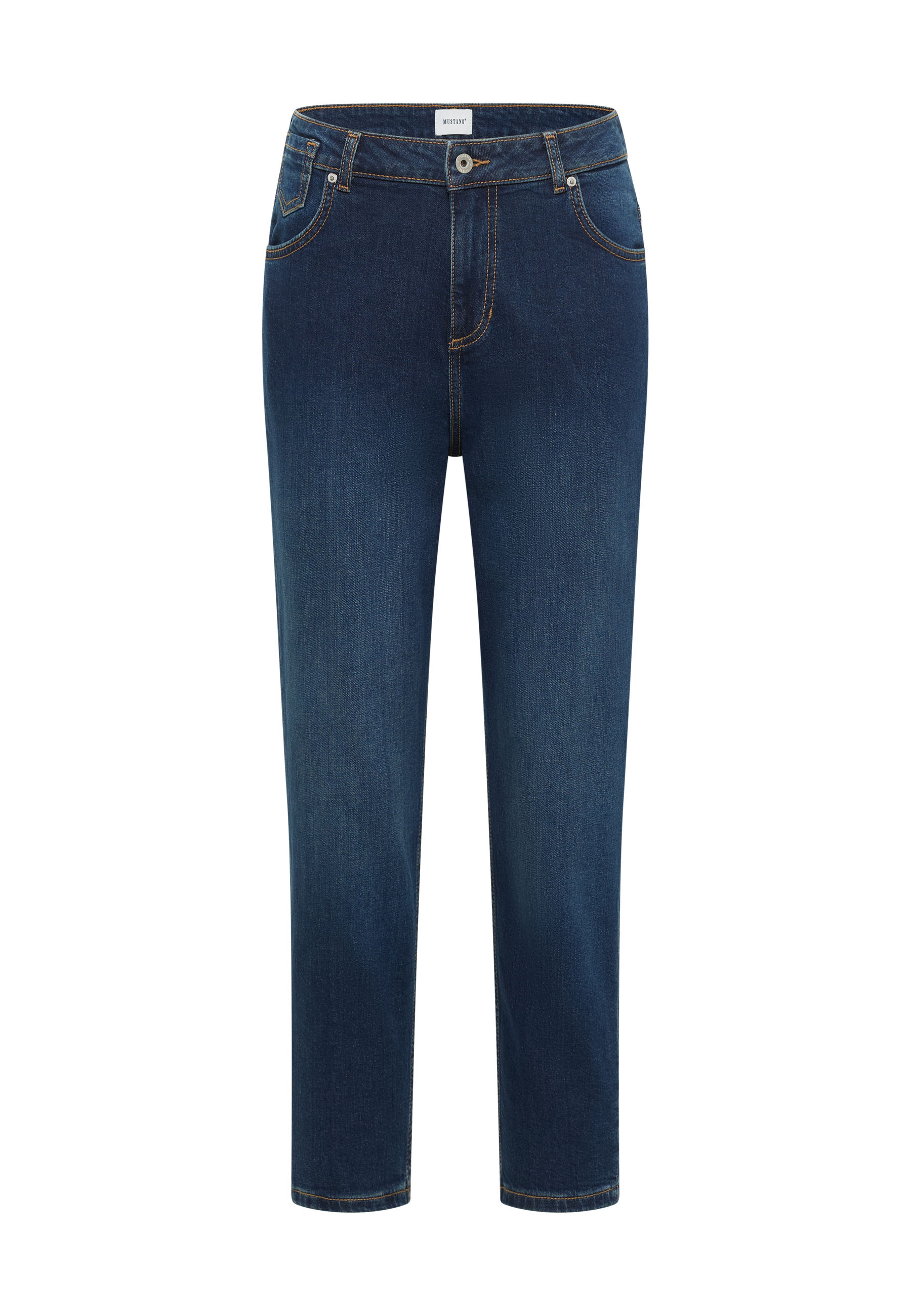 Jeans, Denim, Straight leg, Blue, Five-pocket