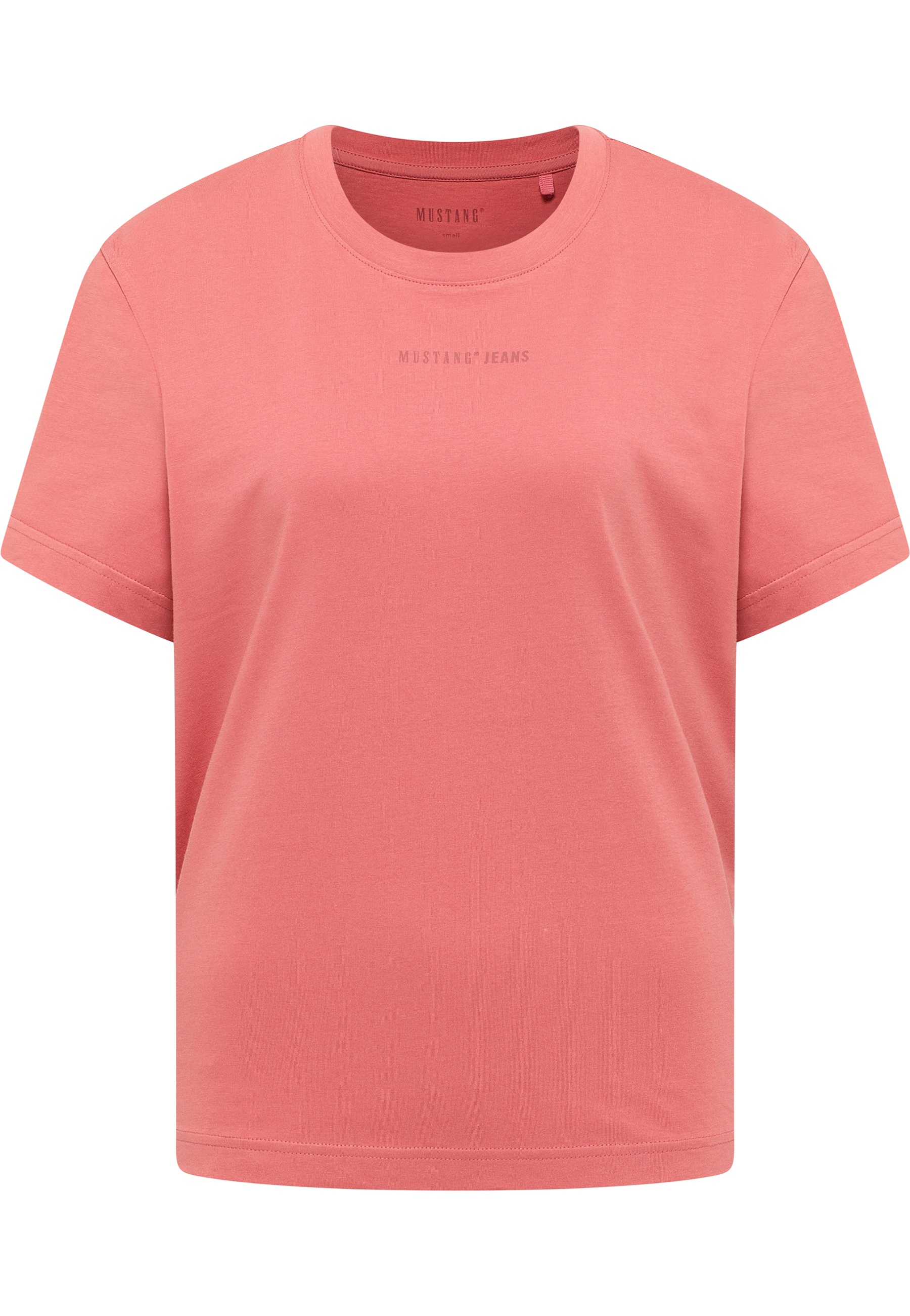 Mustang Damen T-Shirt Style Floris, rosa