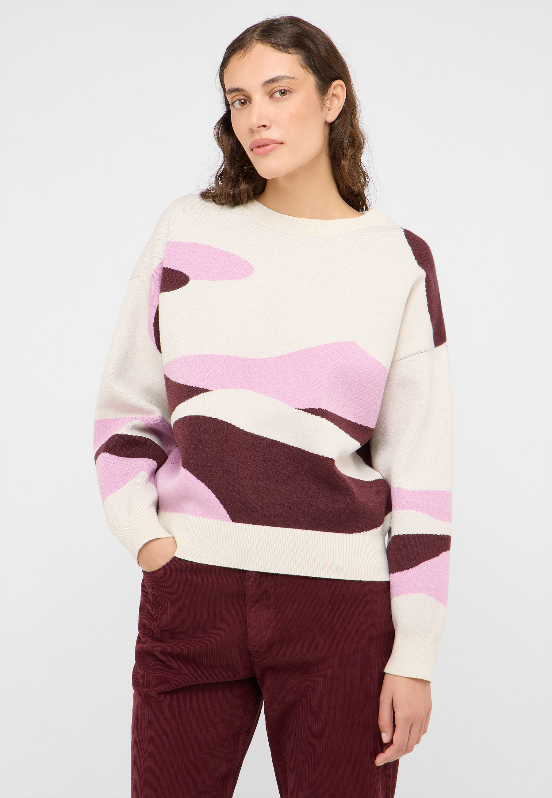 Strickwaren, Pullover, Sweatshirt, Langarm, Ärmel