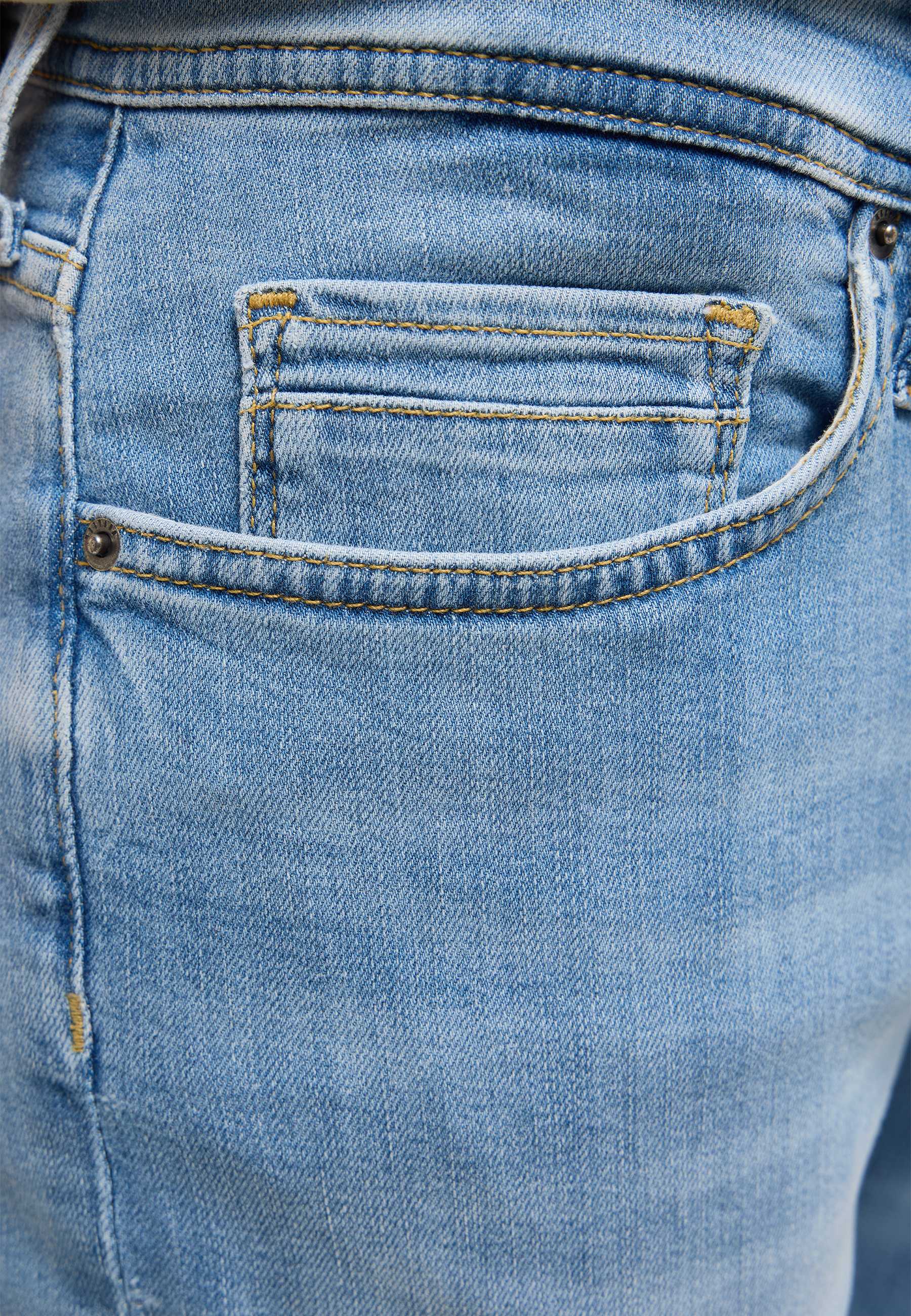 Jeans, Denim, Tasche, Hellblau, Stiche