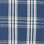 Wollstoff, Tartan, kariertes Muster, Blau-weiß, Textil