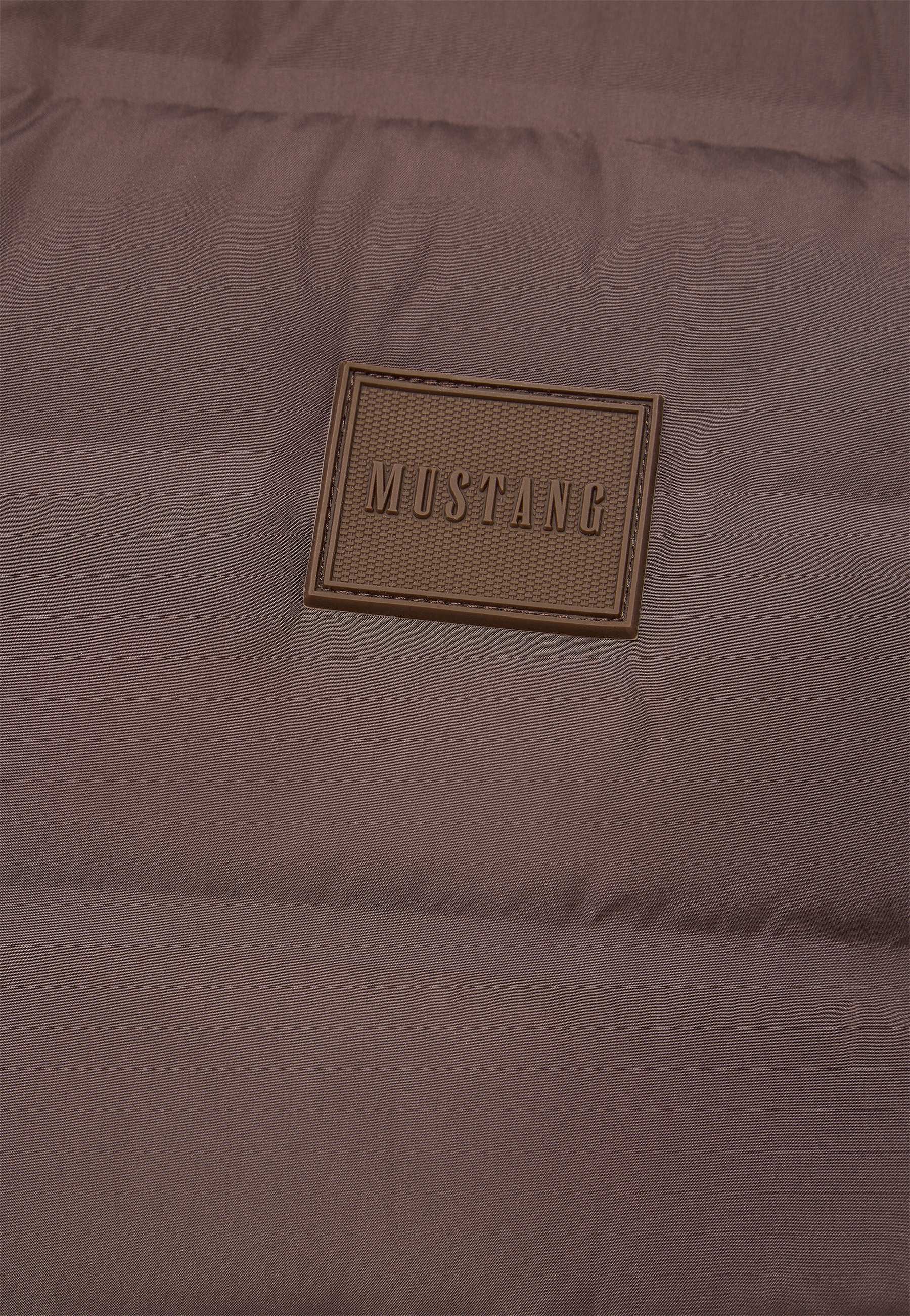 mustang, patch, Markenlabel, gepolstertes_material, braun_tuch