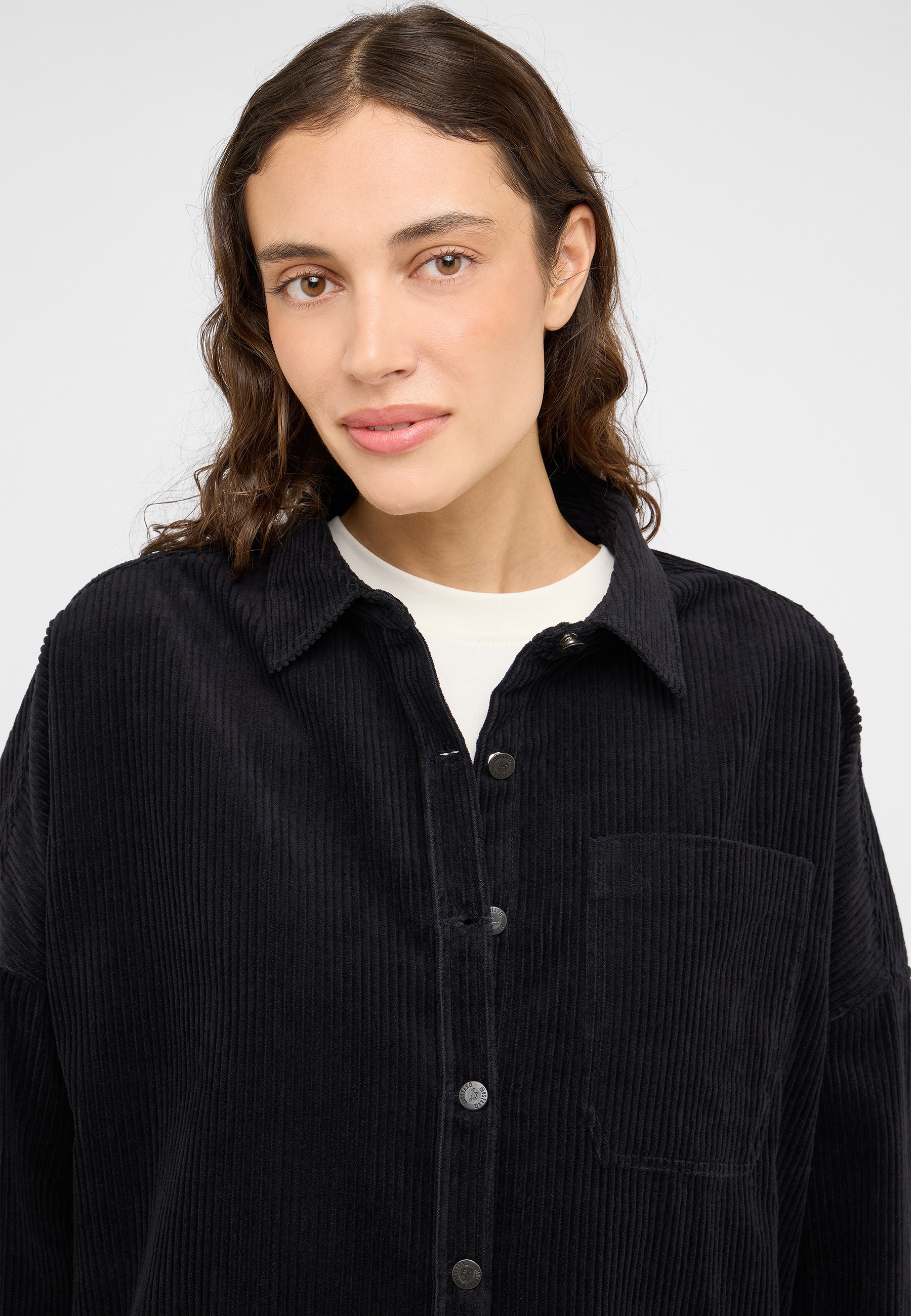 Hemd, Langarm, Mantel, Person, Frau