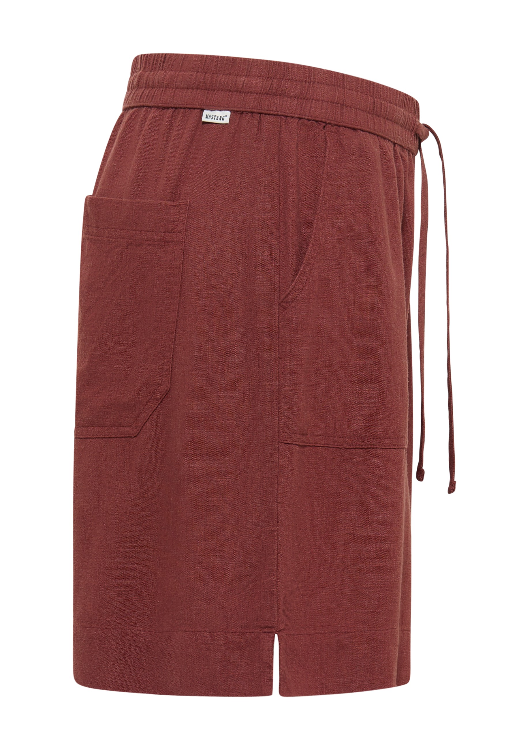 rotes Shorts, Kordelzug, Sichtbarer Taschen, Herren Shorts, Casual