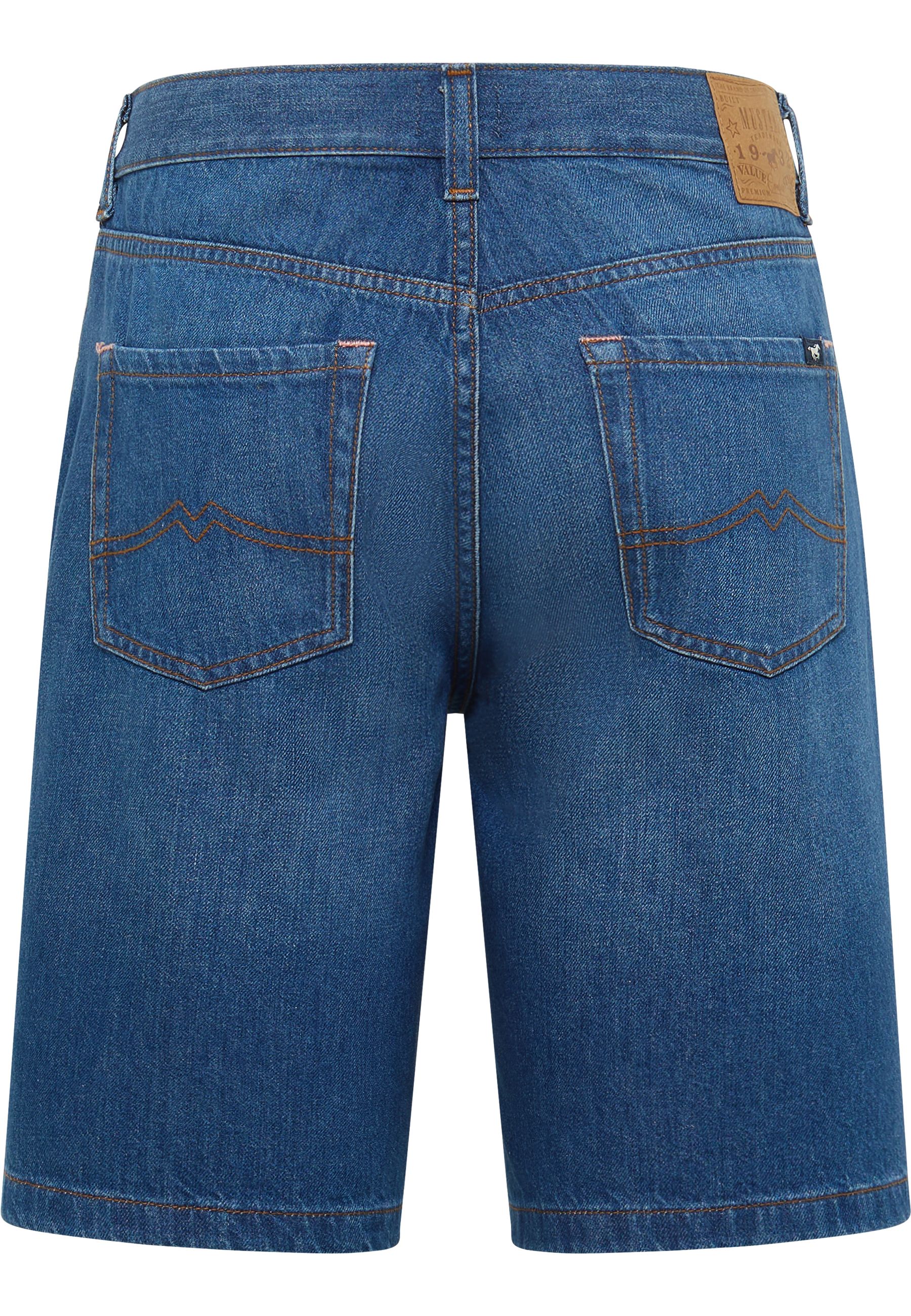 Denim Shorts, Jeans Short, Back Pockets, Blue Denim, Stitching Detail