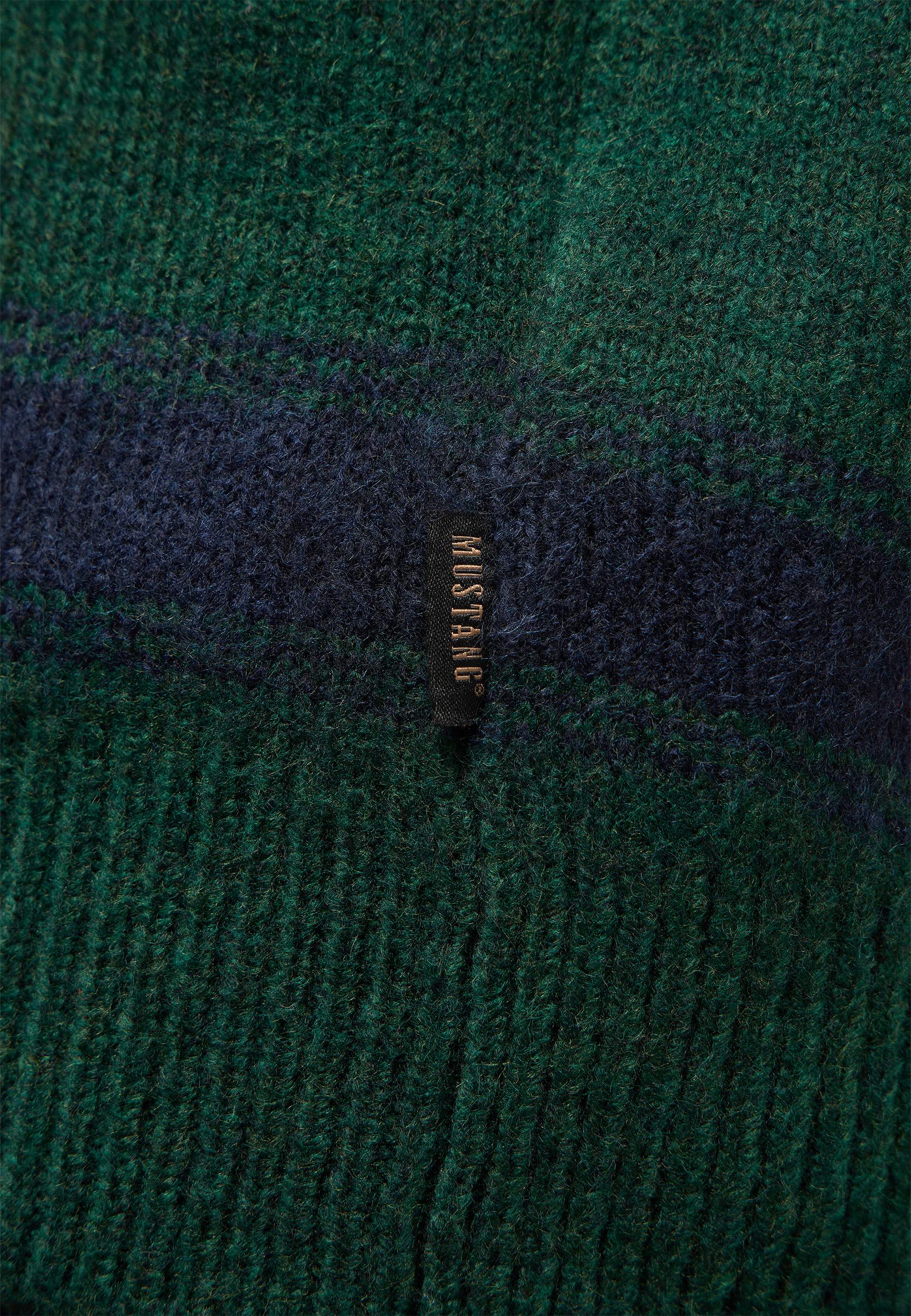 Kuscheliger Pullover, Strickmuster, Grün, Kragen/Herbstpullover, Label/Marke