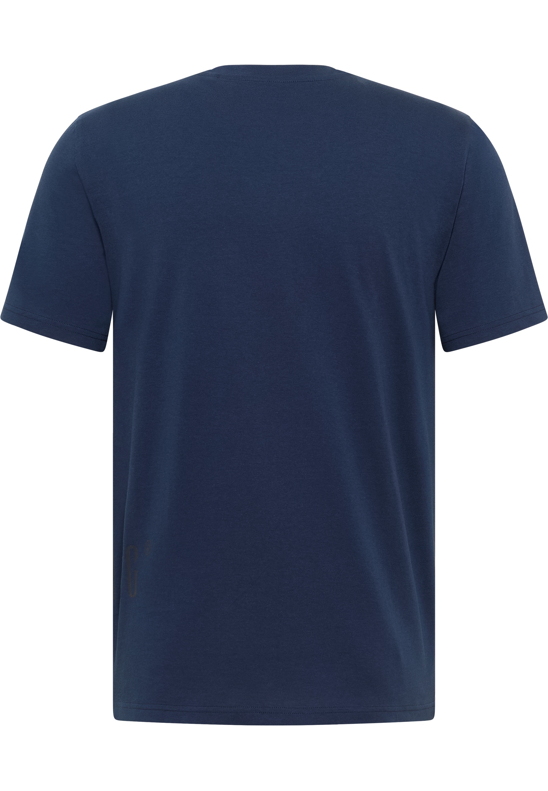 T-Shirt, Kurzarm, Einfarbig, Baumwolle, Navy