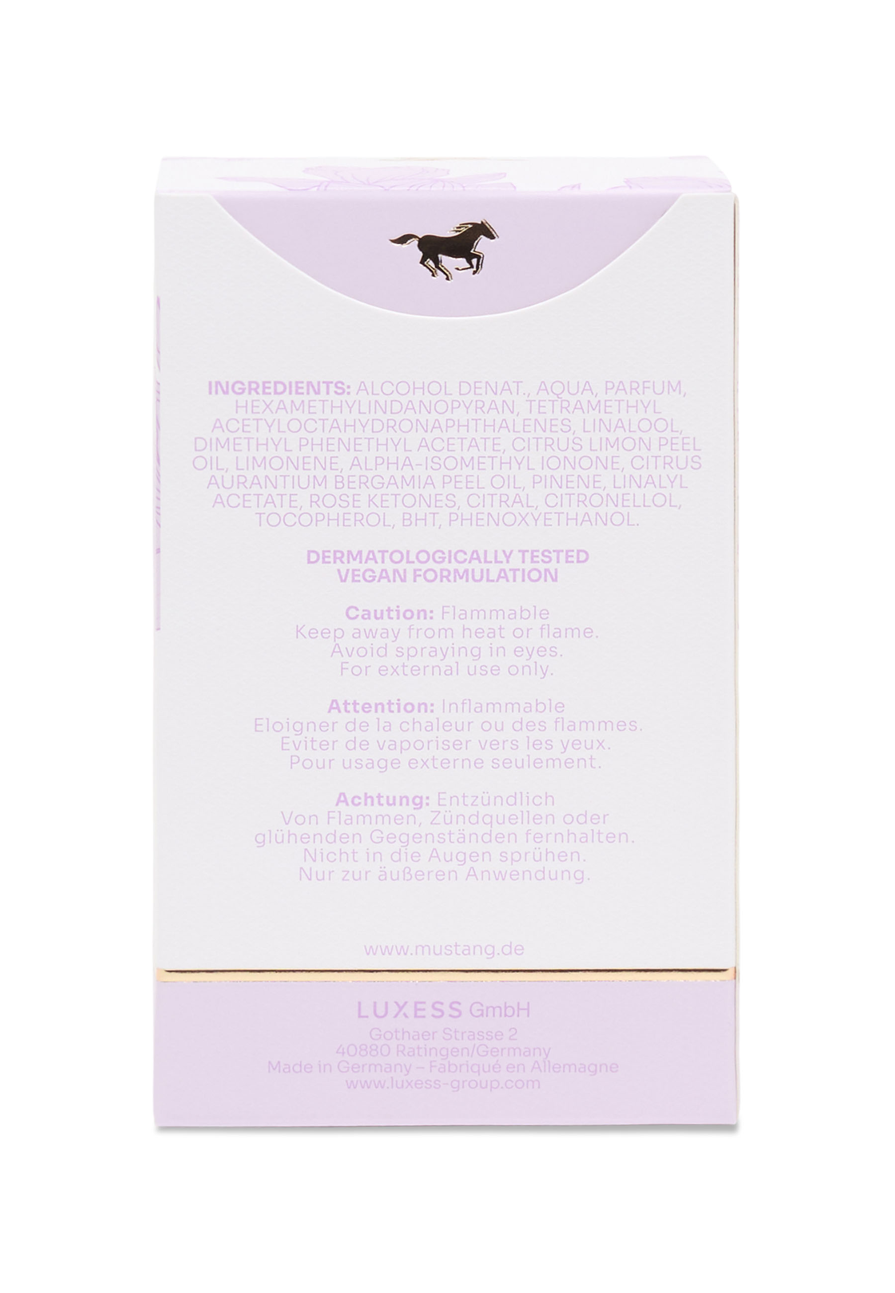 parfum, veganformulation, flasche, allyoca, mustang