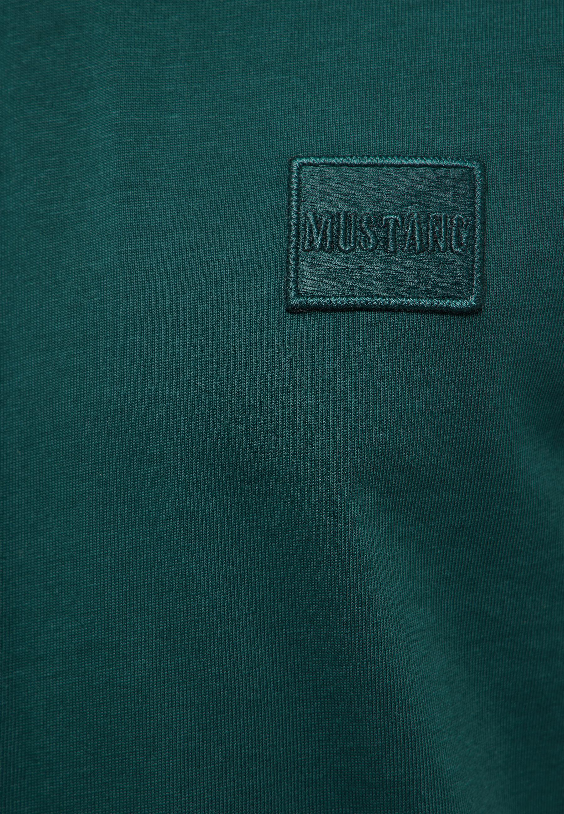 mustang, patch, emblem, t‑shirt, grün