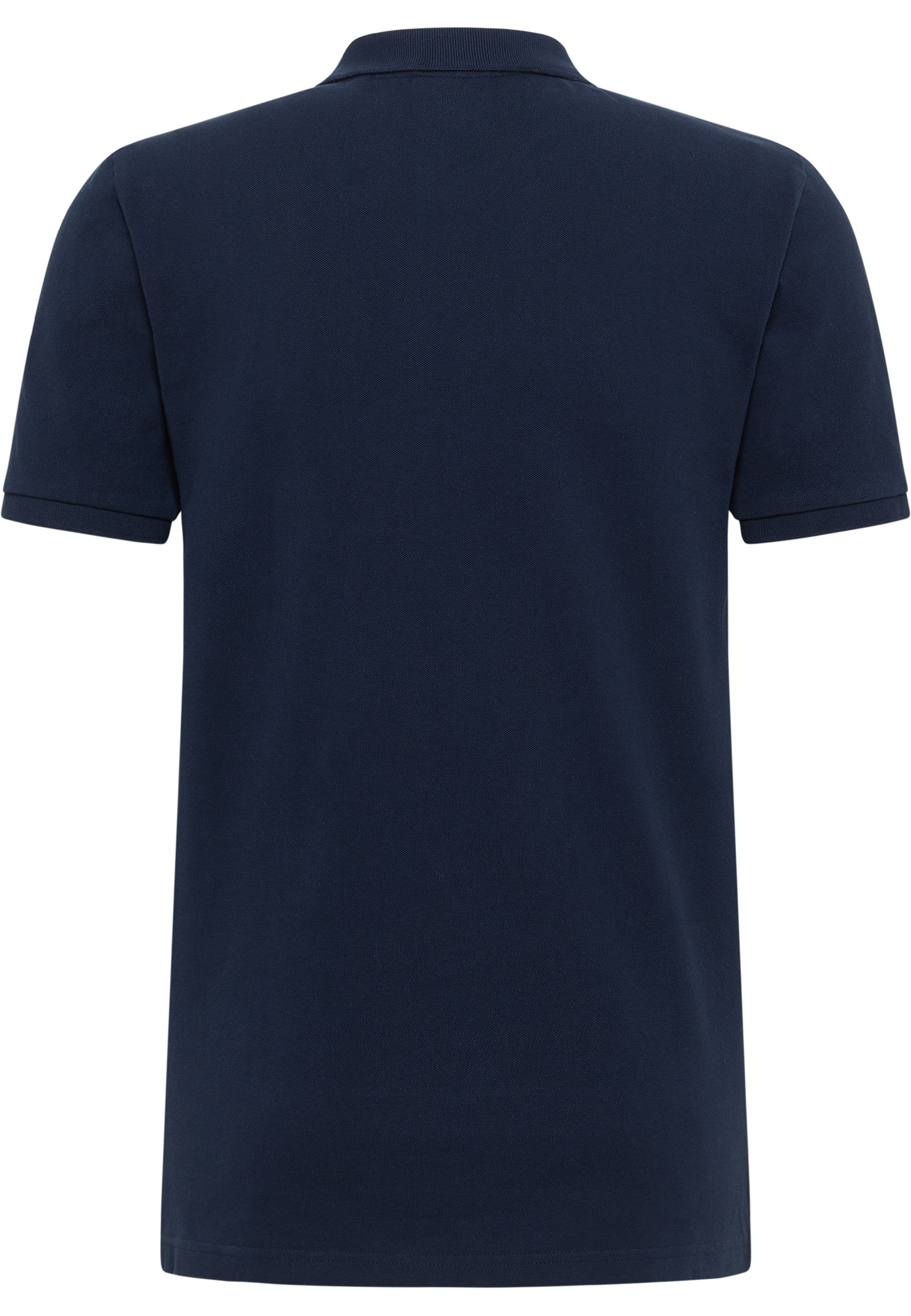 Polohemd, Navy, Kurzarm, Kragen, Baumwolle