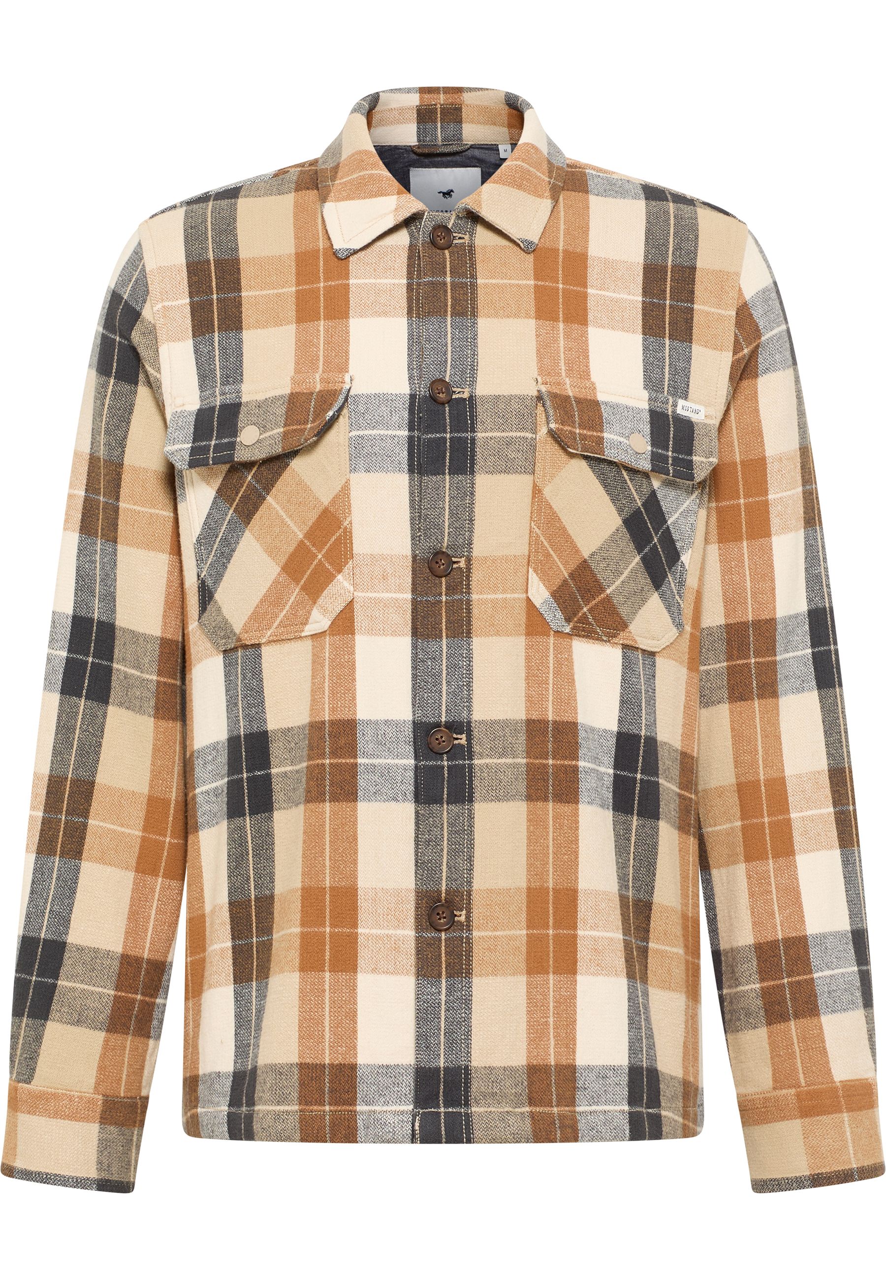 Flanell, Karomuster, Knopfleiste, Hemd, Langarmshirt