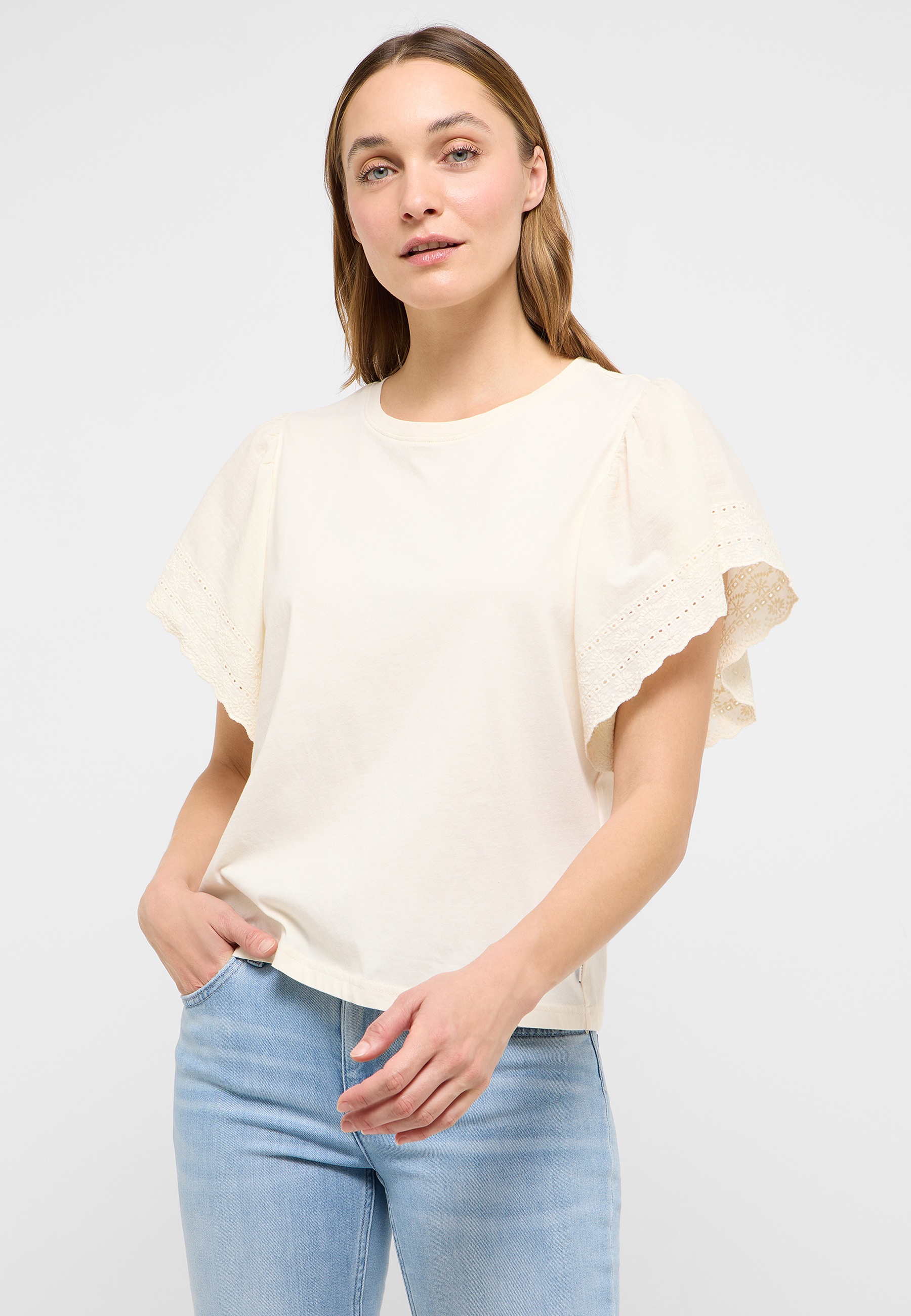 Bluse, Jeans, Erwachsener, Person, Frau