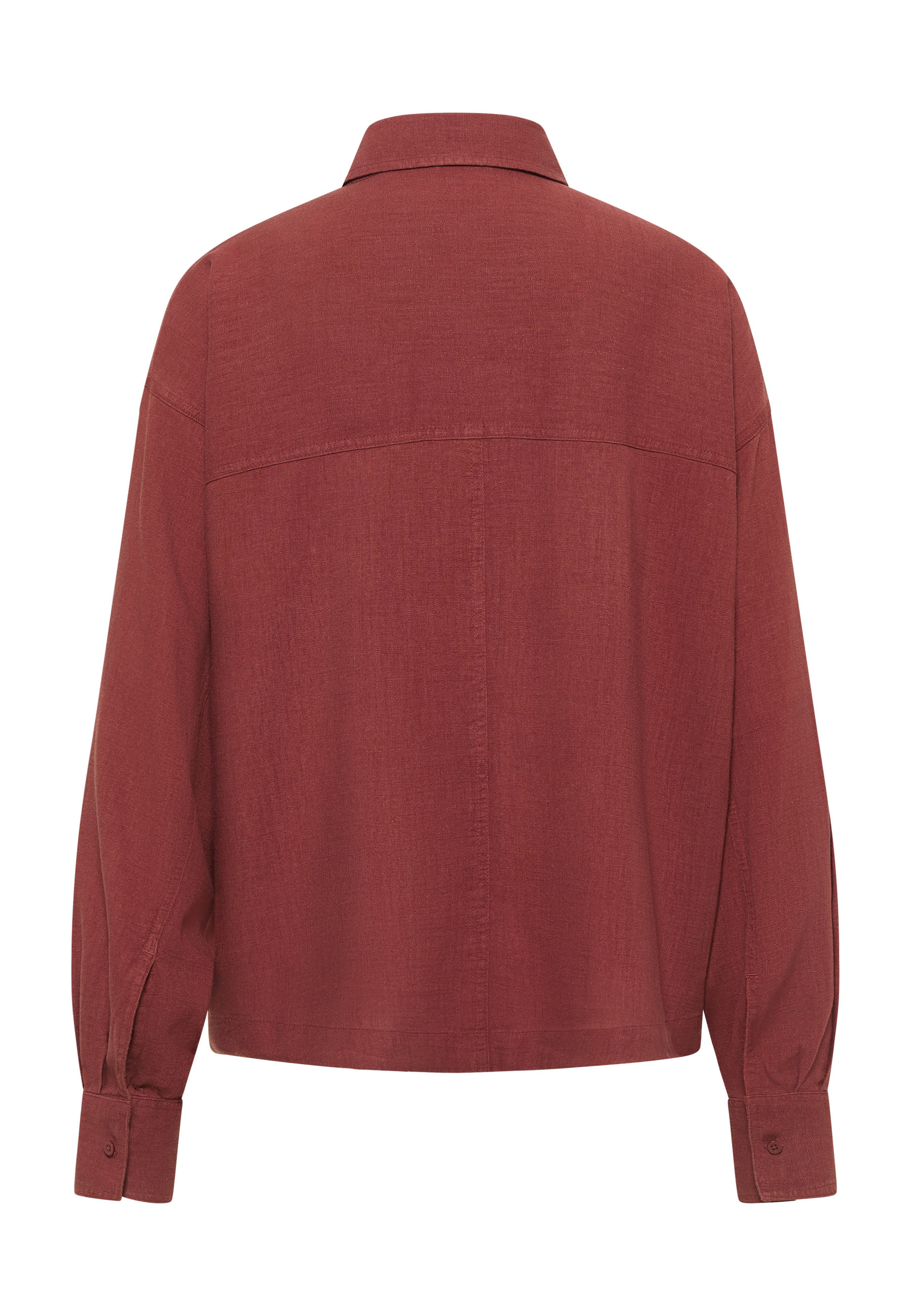 hemdenjacke, rot, langärmlig, knopfmanschetten, oversized