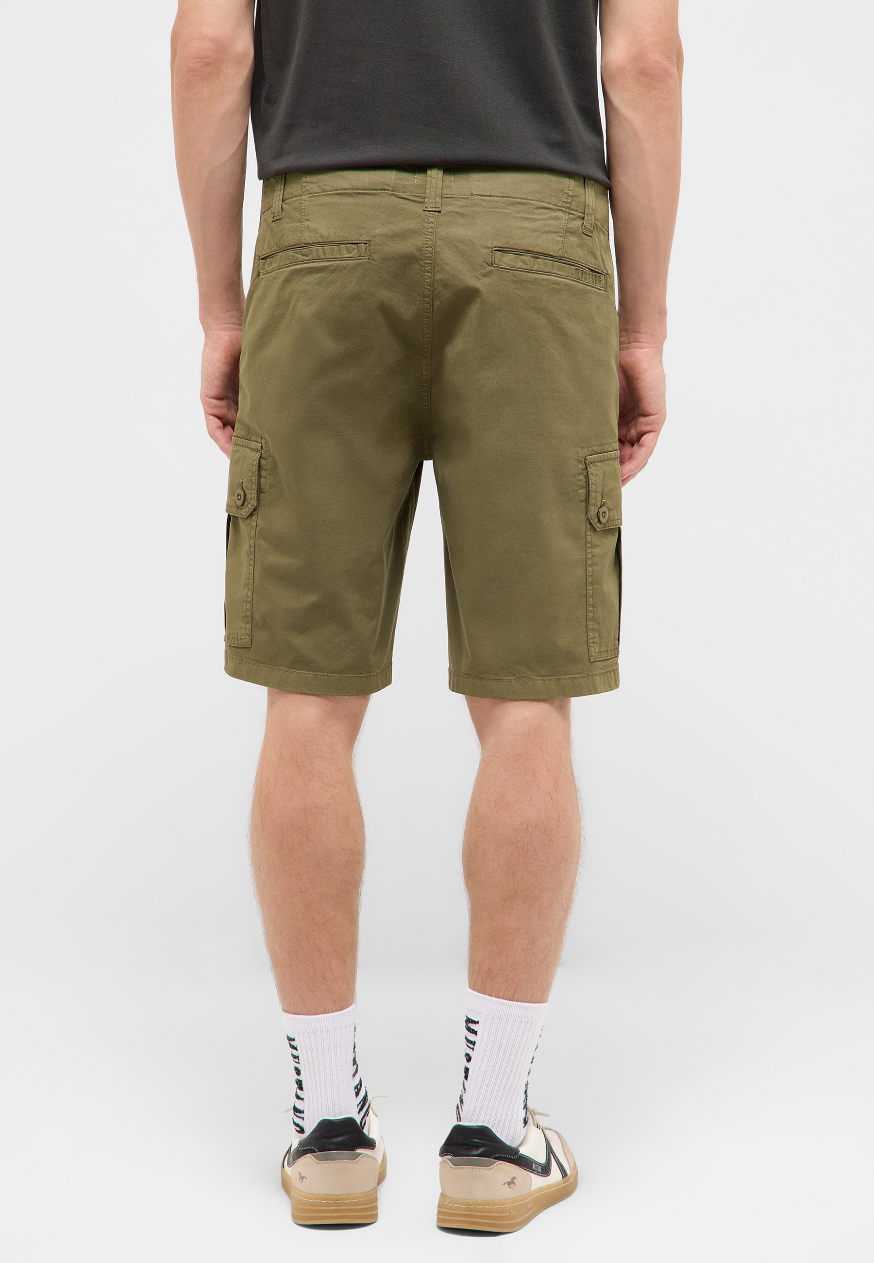 cargo shorts, oliv, knie-länge, cargo taschen, Gürtelöse