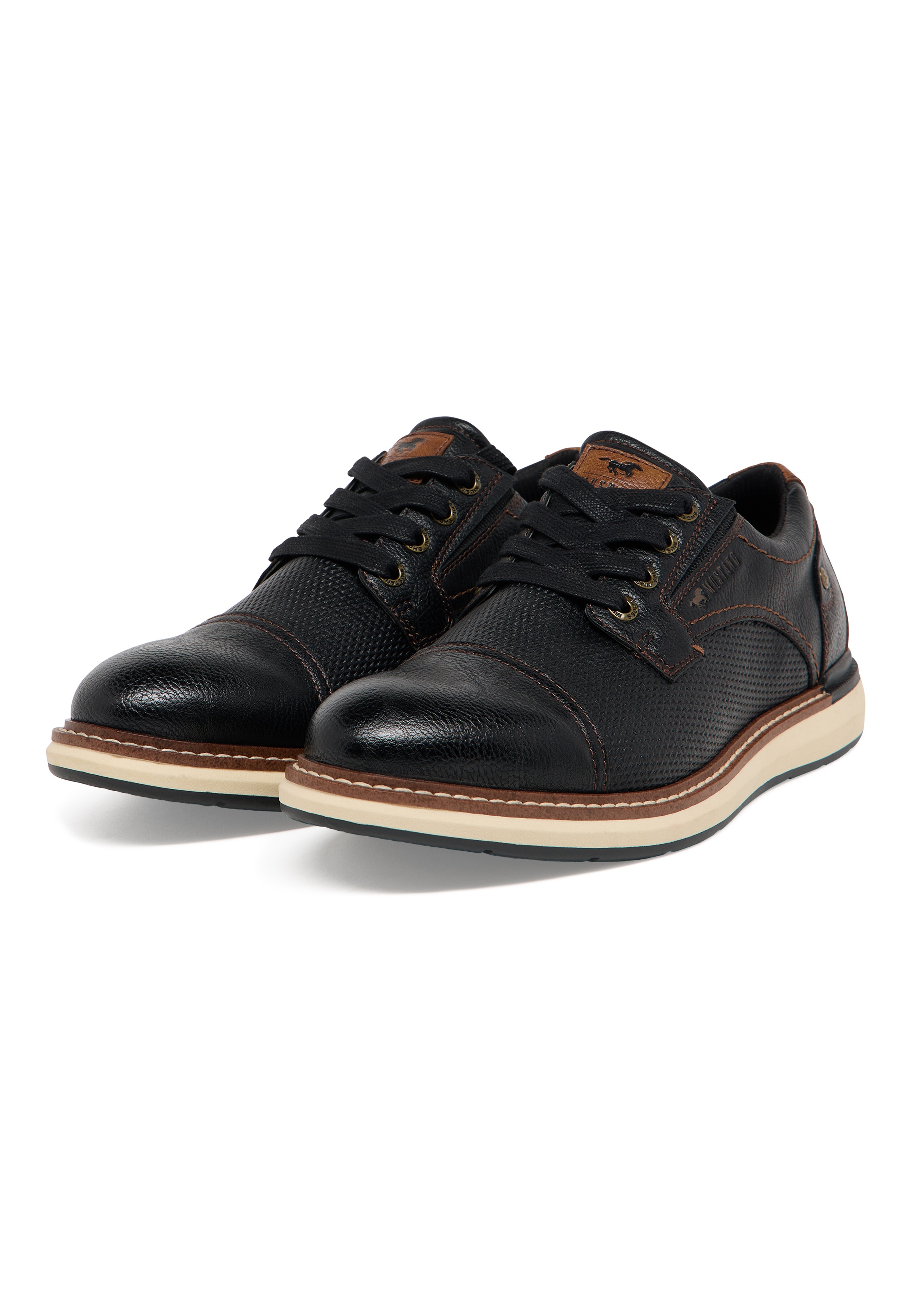 Mustang Herren Schuhe Style Patrizio, schwarz