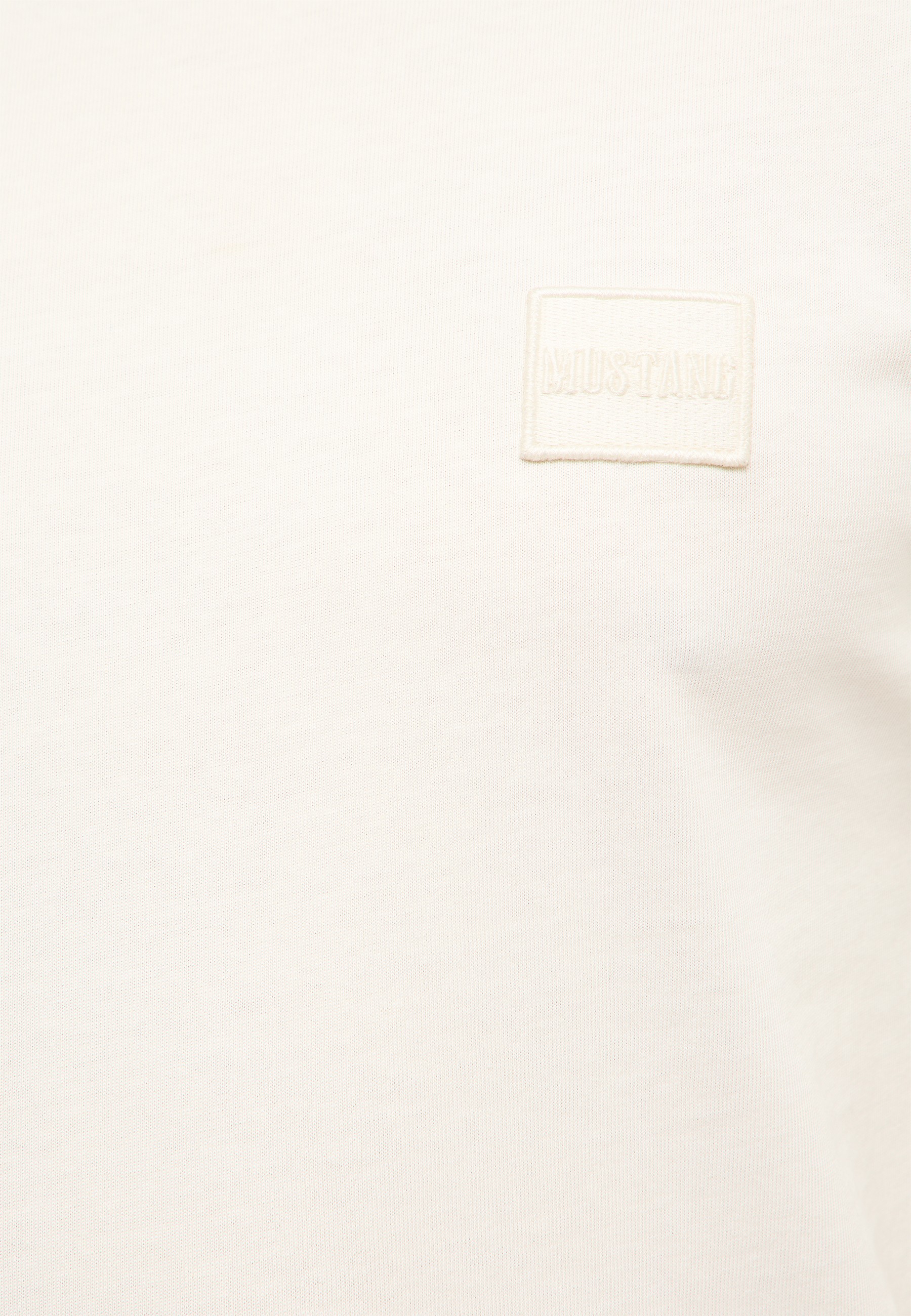 tshirt, white, patch, logo, stitching